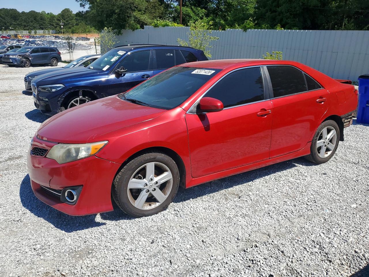 2013 Toyota Camry Se Red vin: 4T1BF1FK6DU641802