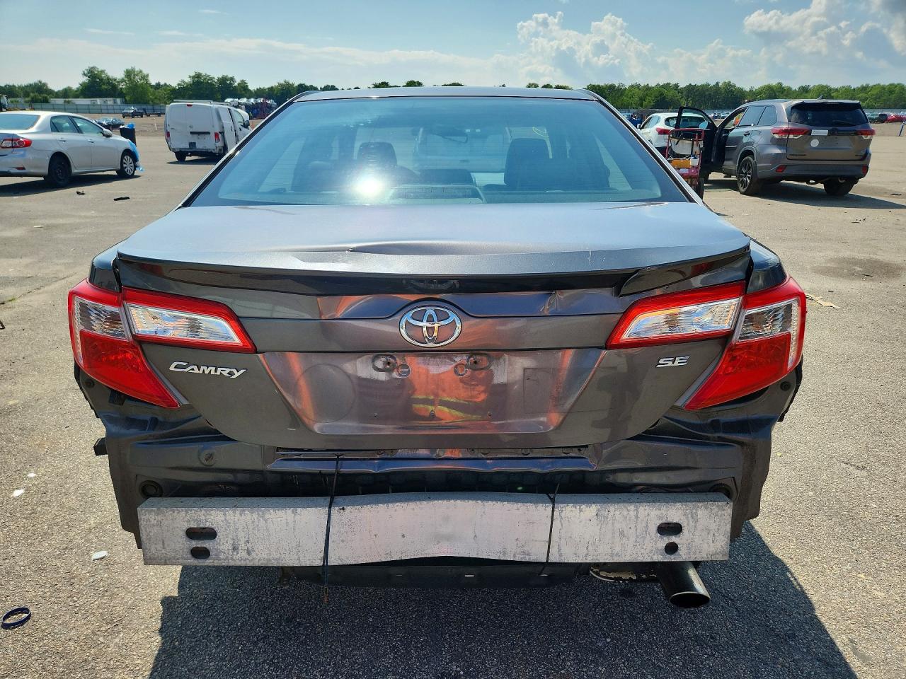 2013 Toyota Camry Se Gray vin: 4T1BF1FK6DU643825