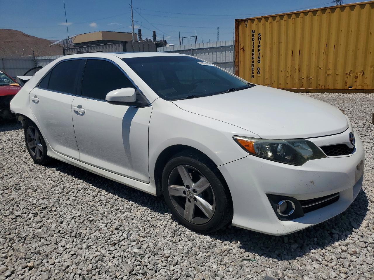 2013 Toyota Camry Se White vin: 4T1BF1FK6DU647194