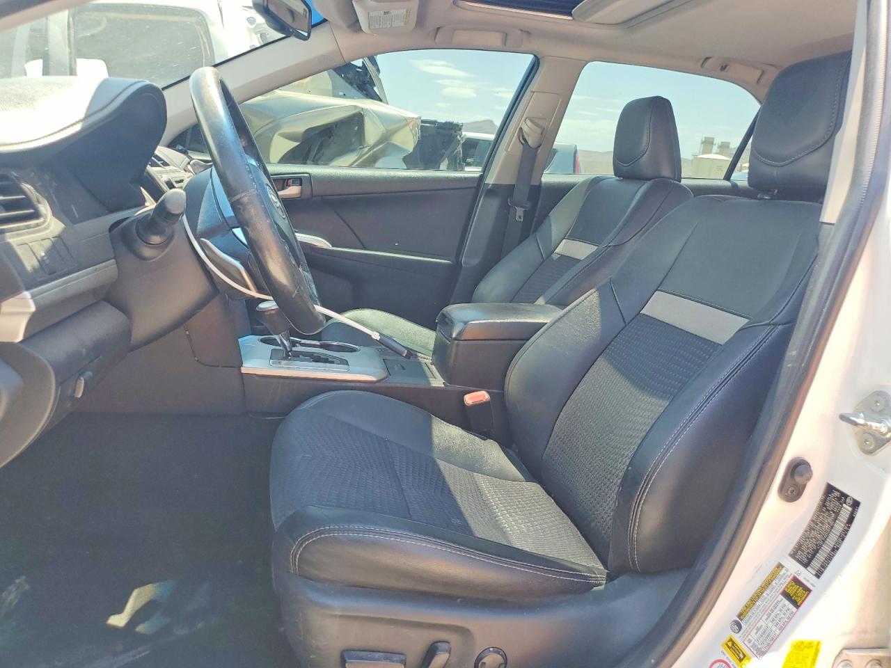 2013 Toyota Camry Se White vin: 4T1BF1FK6DU647194