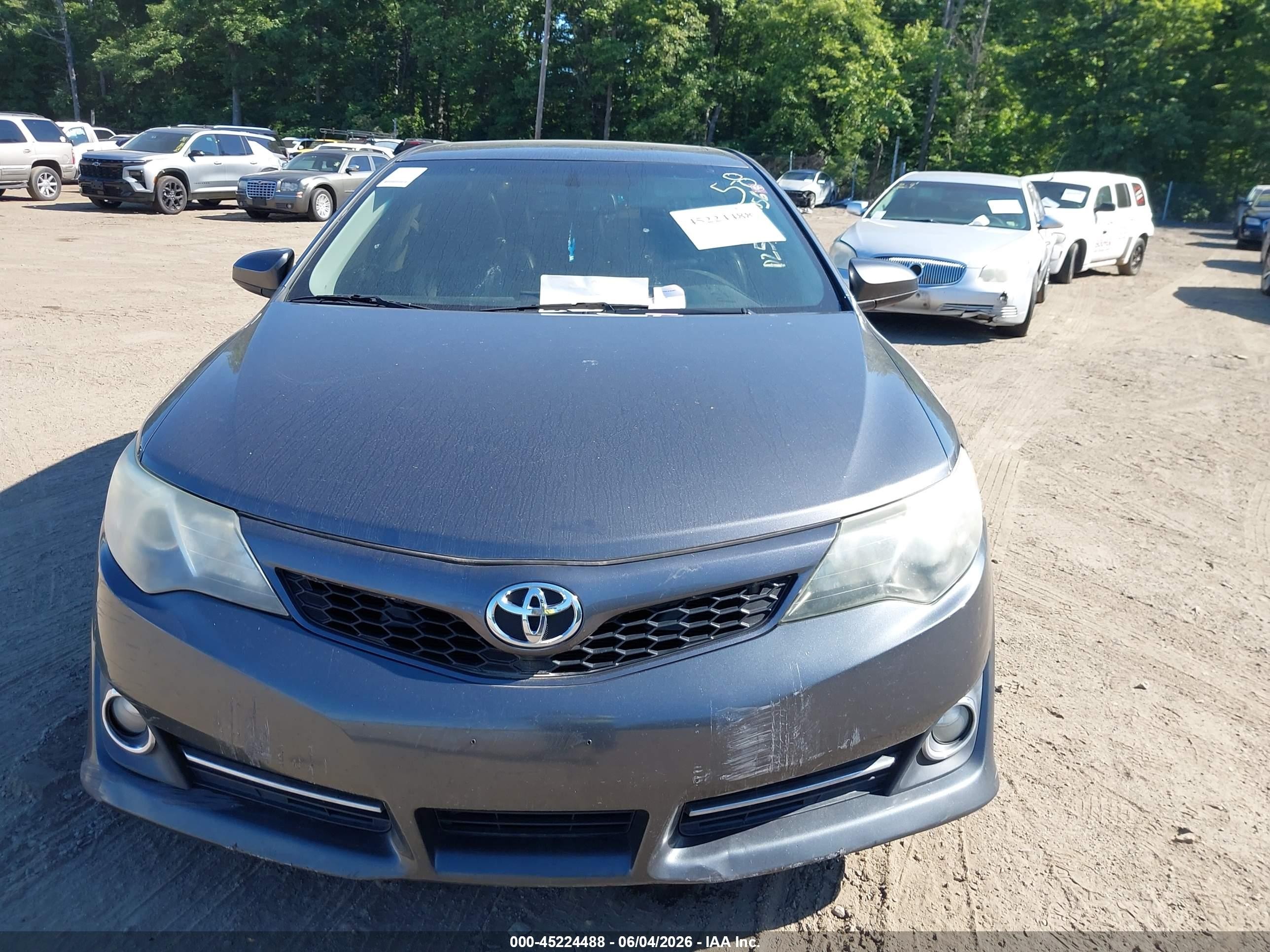2013 Toyota Camry Se Gray vin: 4T1BF1FK6DU651097