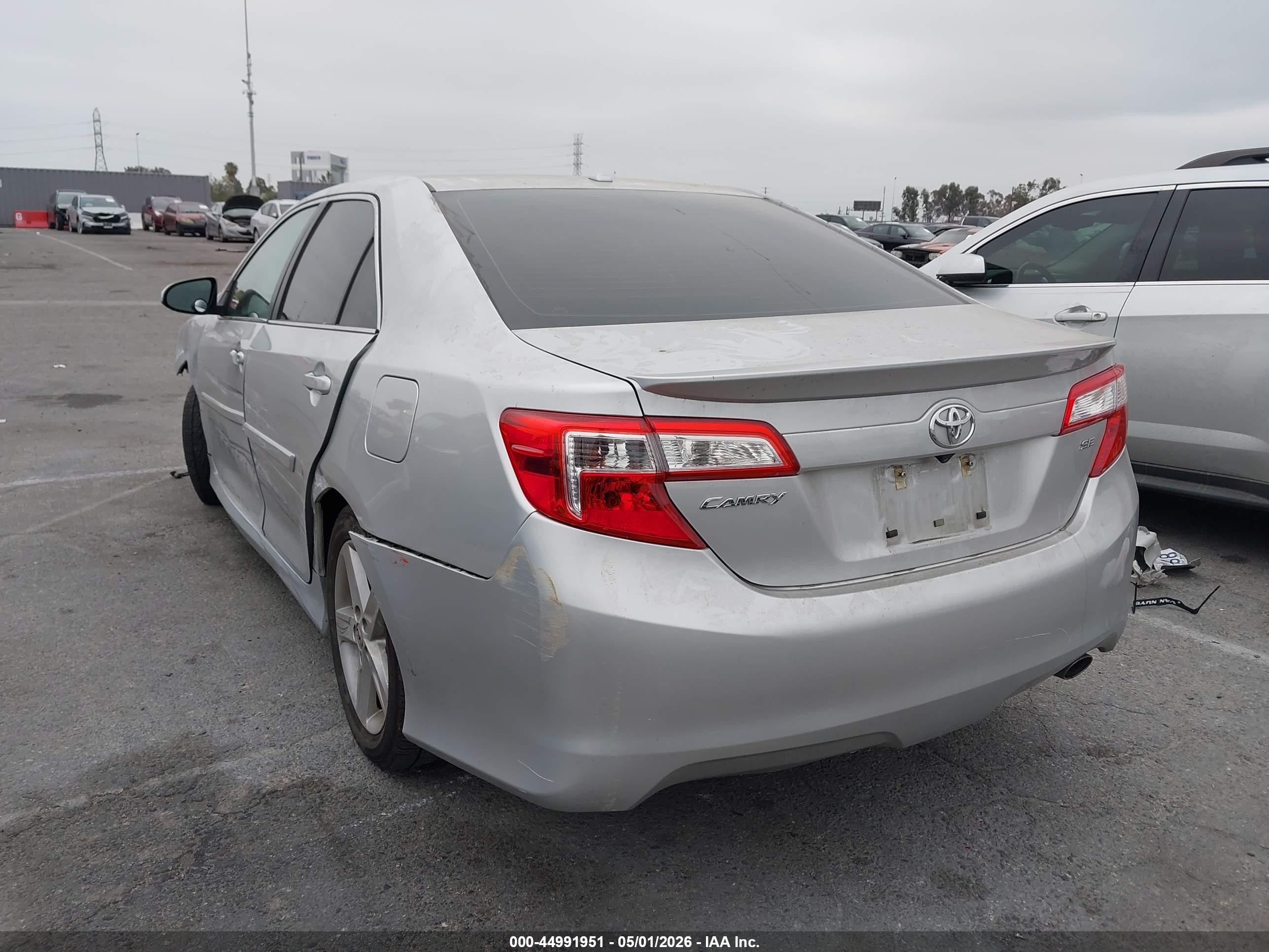 2013 Toyota Camry Se Silver vin: 4T1BF1FK6DU653870
