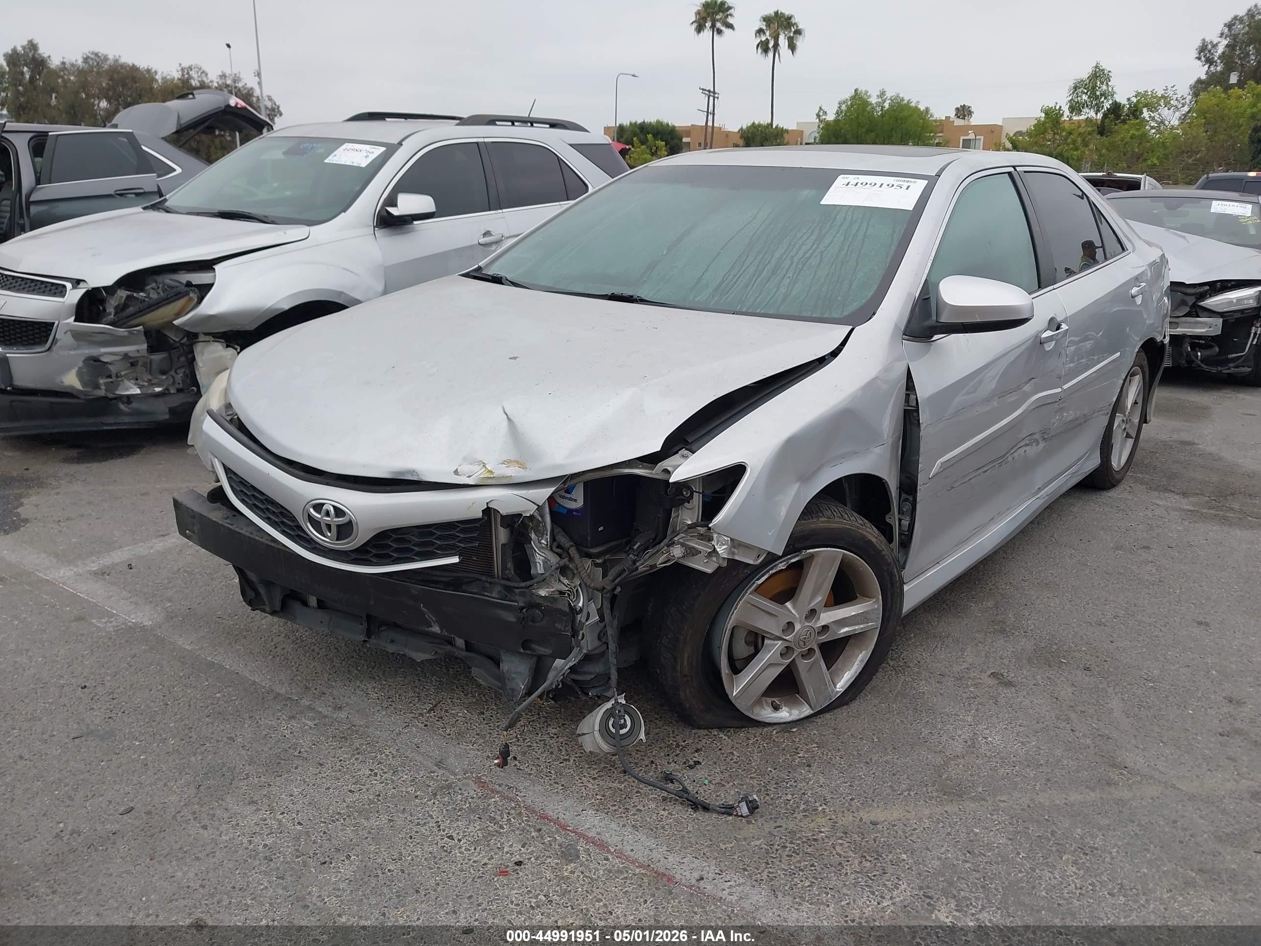 2013 Toyota Camry Se Silver vin: 4T1BF1FK6DU653870