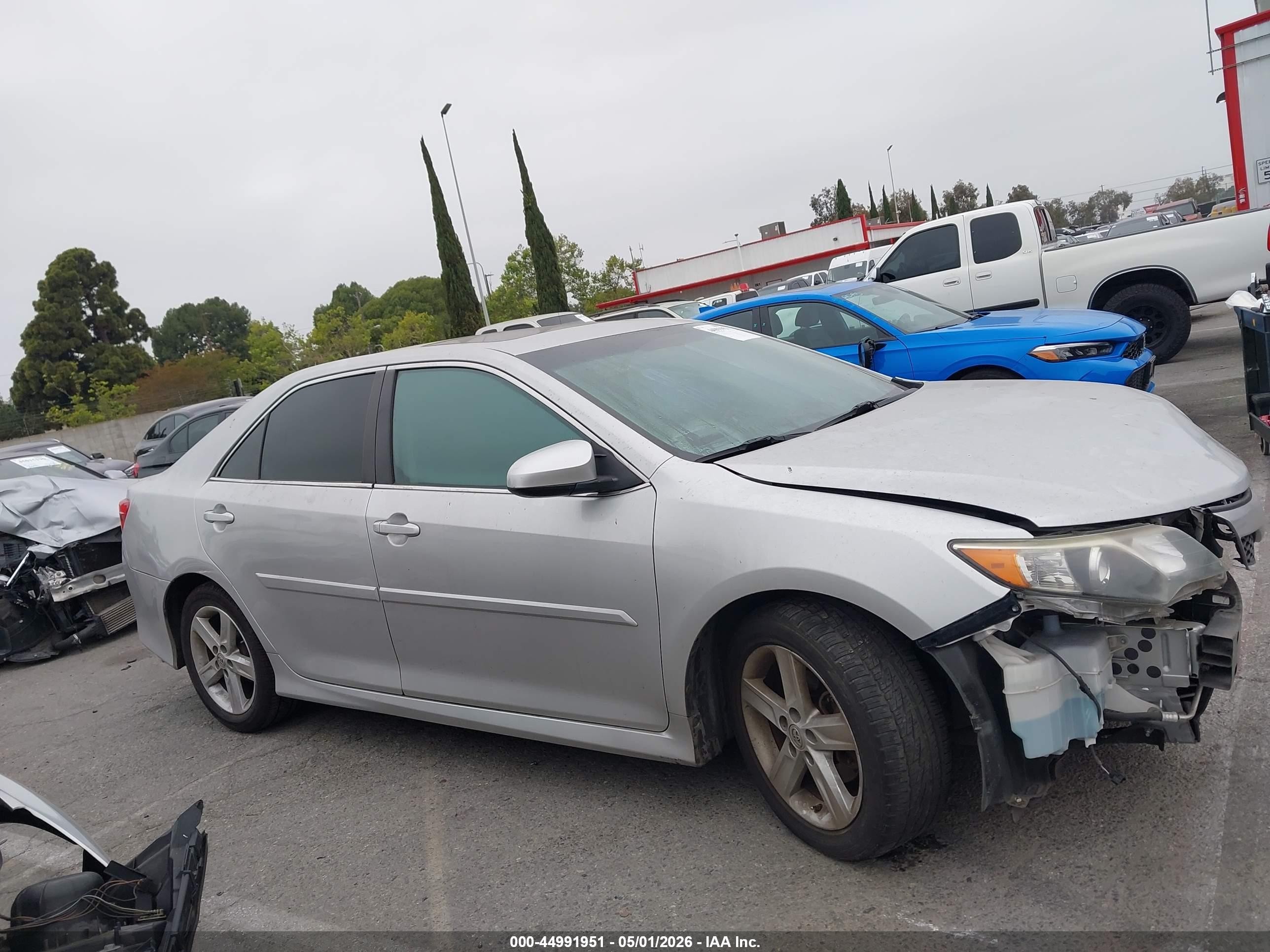 2013 Toyota Camry Se Silver vin: 4T1BF1FK6DU653870