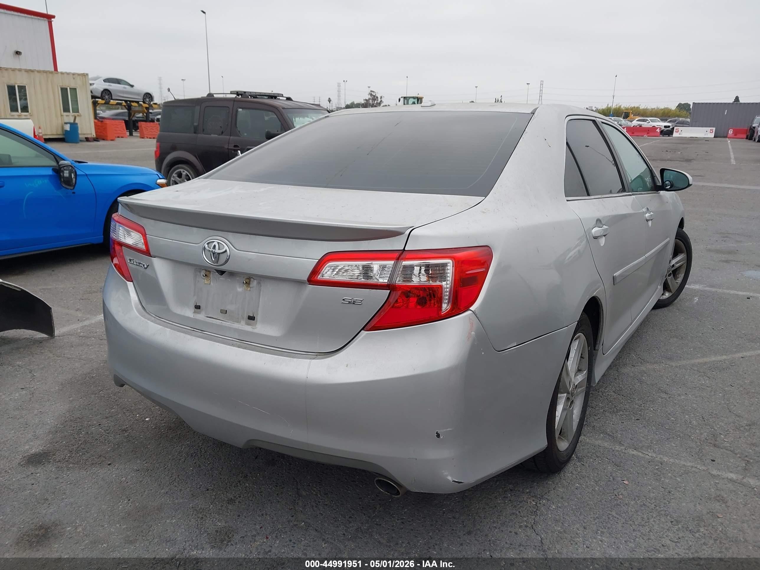 2013 Toyota Camry Se Silver vin: 4T1BF1FK6DU653870