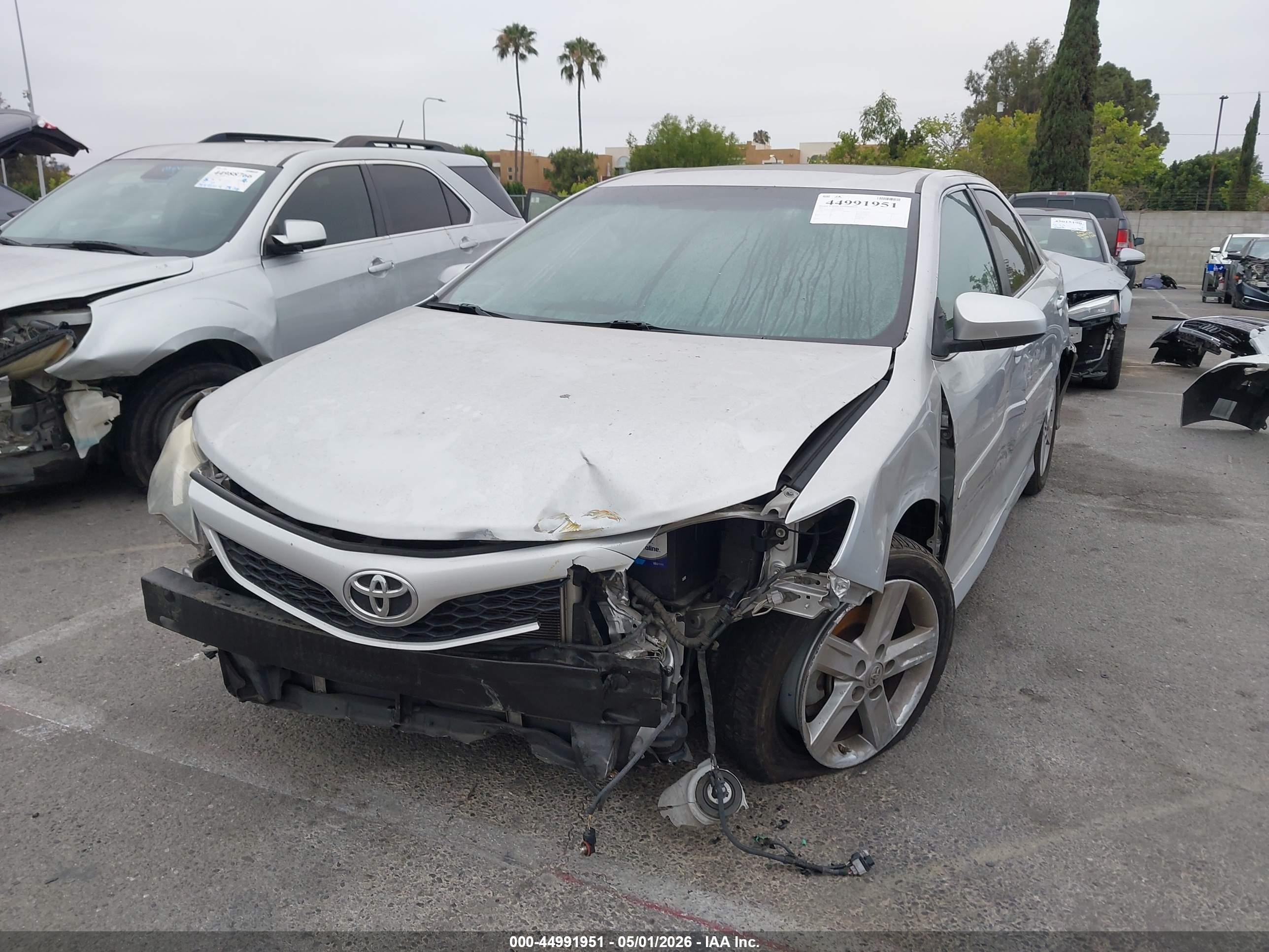 2013 Toyota Camry Se Silver vin: 4T1BF1FK6DU653870
