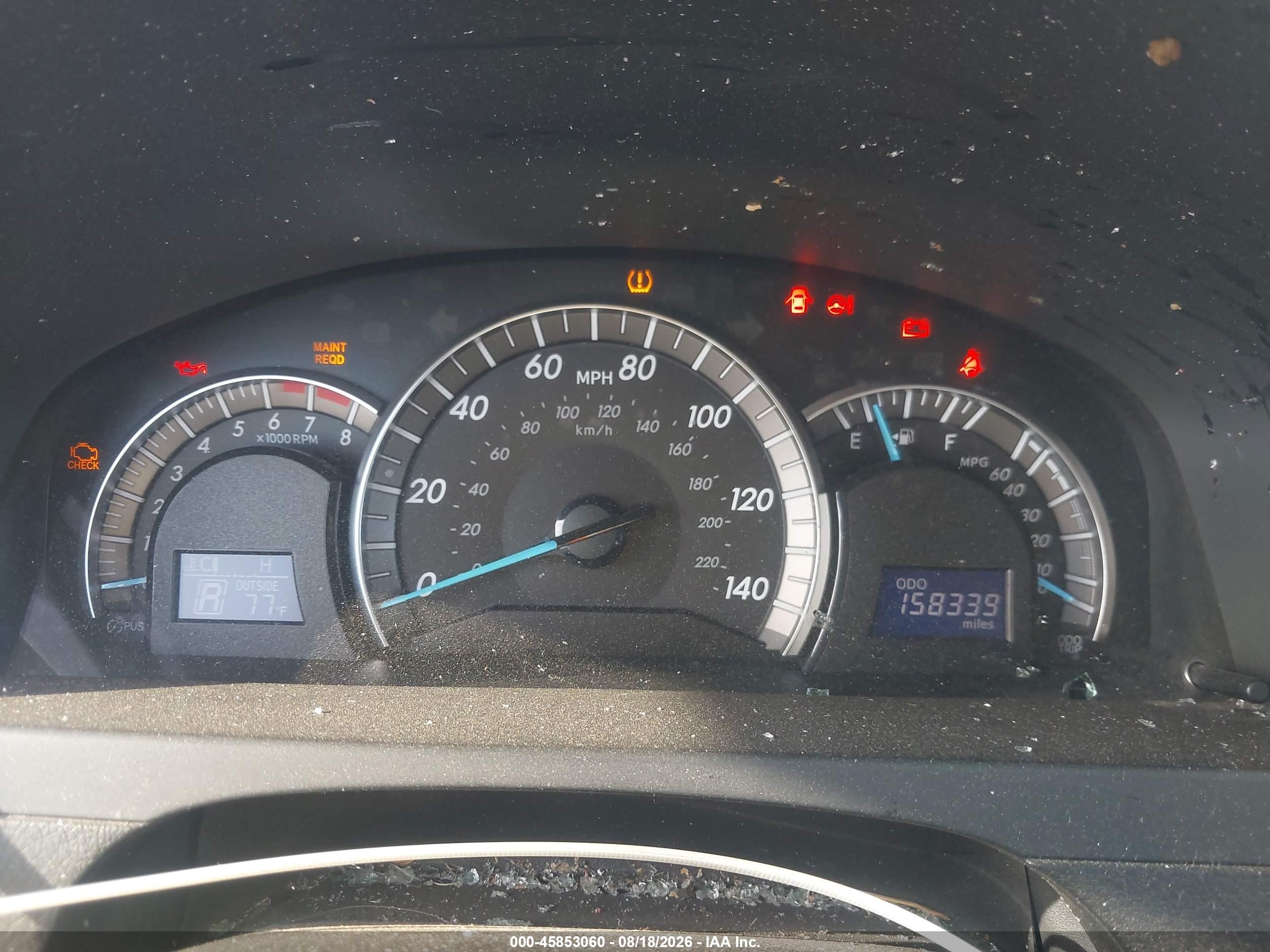2013 Toyota Camry Se Белый vin: 4T1BF1FK6DU654436