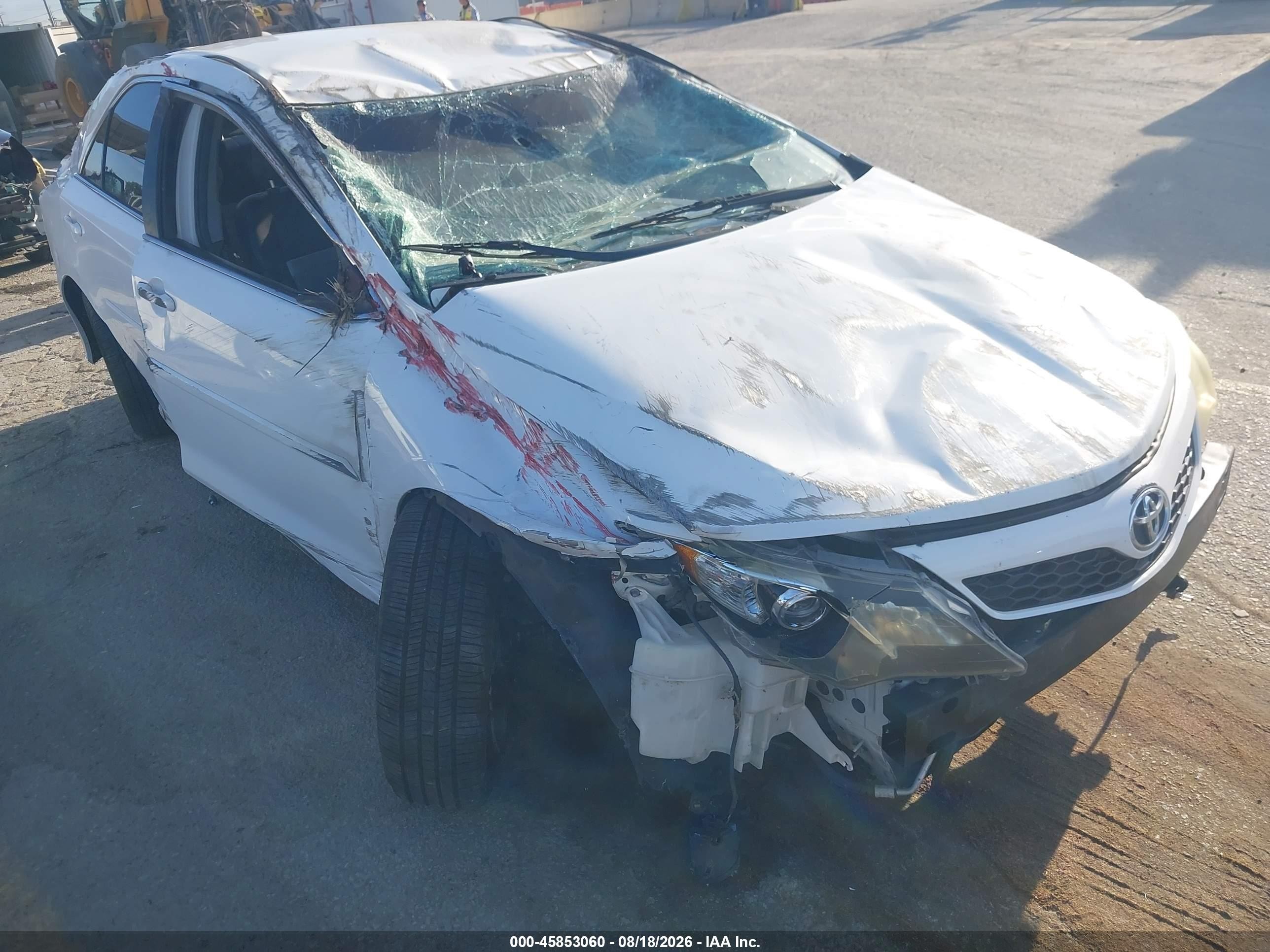 2013 Toyota Camry Se Белый vin: 4T1BF1FK6DU654436