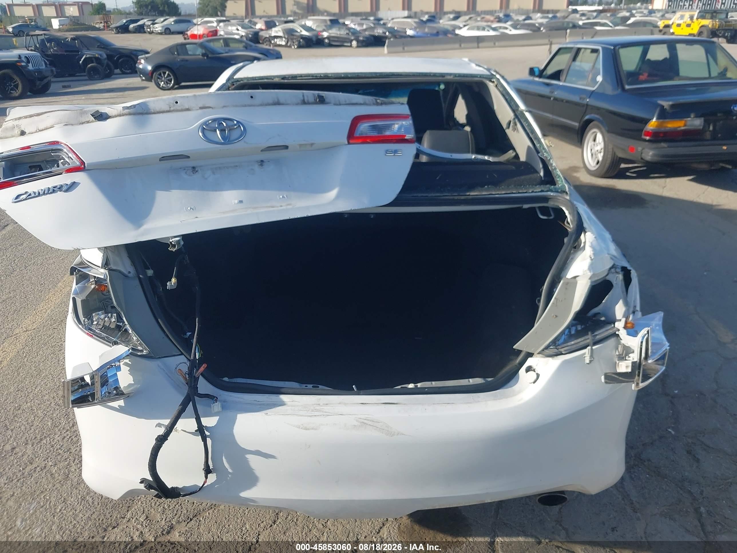 2013 Toyota Camry Se Белый vin: 4T1BF1FK6DU654436