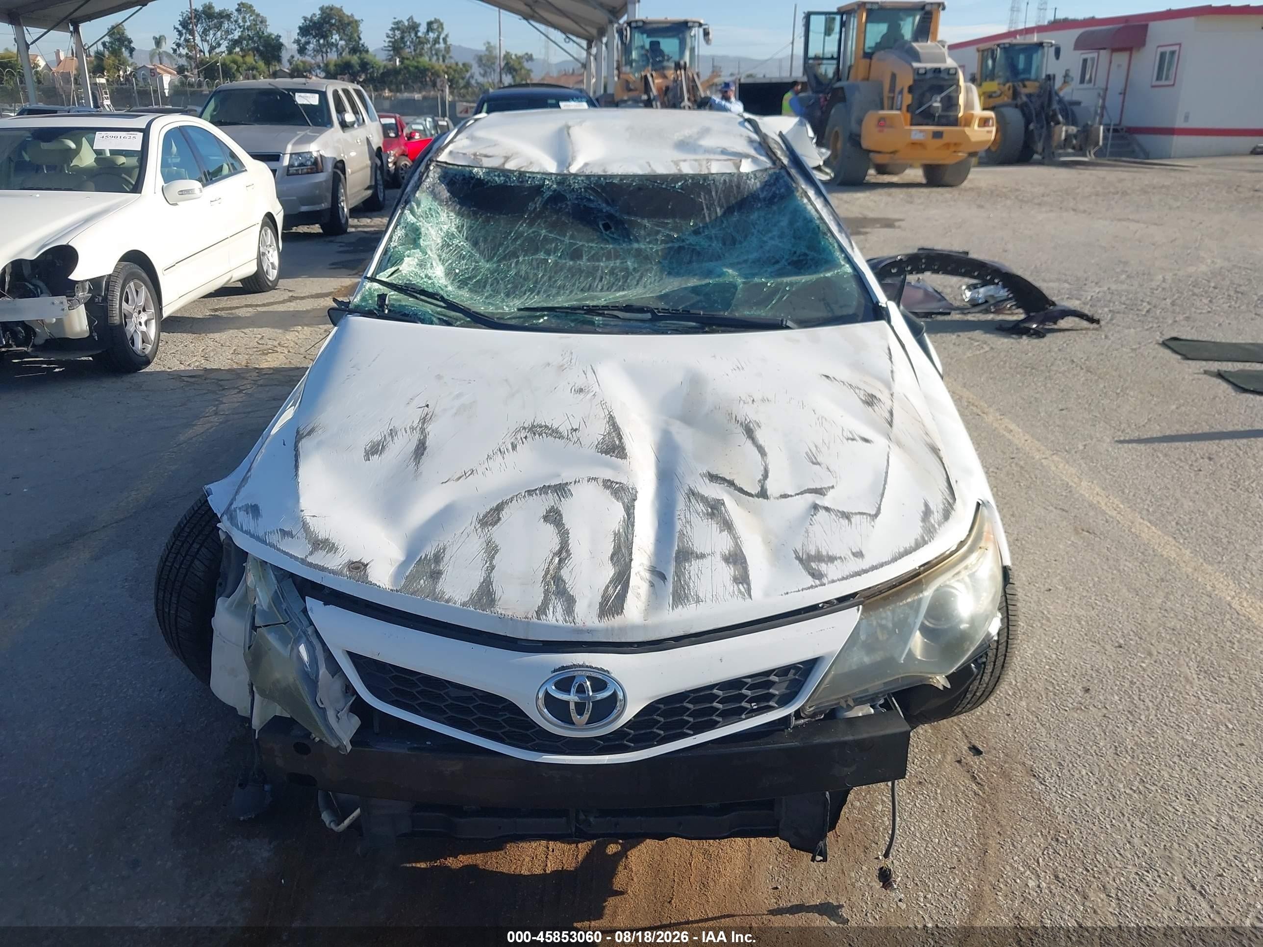 2013 Toyota Camry Se Белый vin: 4T1BF1FK6DU654436