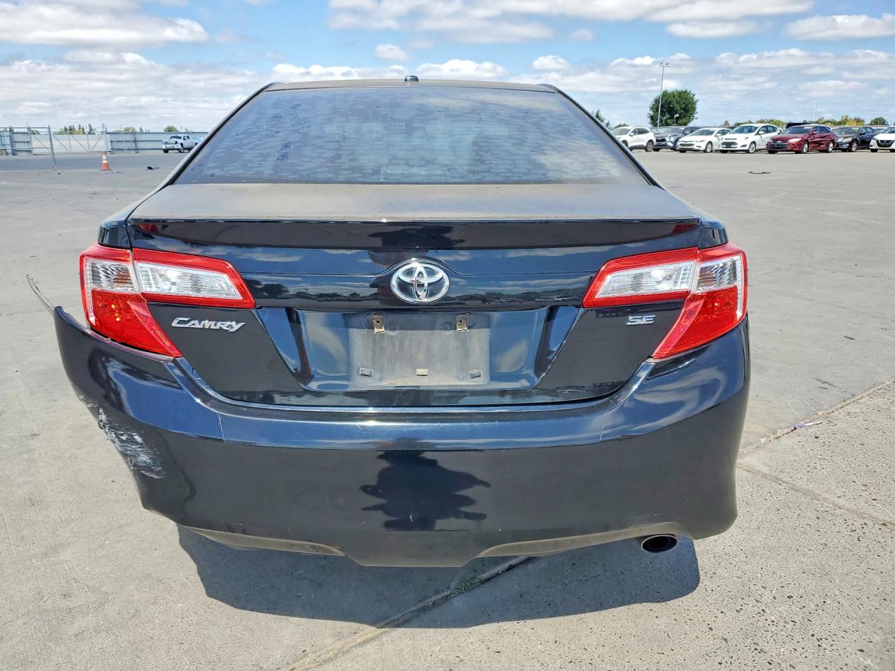 2013 Toyota Camry Se Черный vin: 4T1BF1FK6DU661208