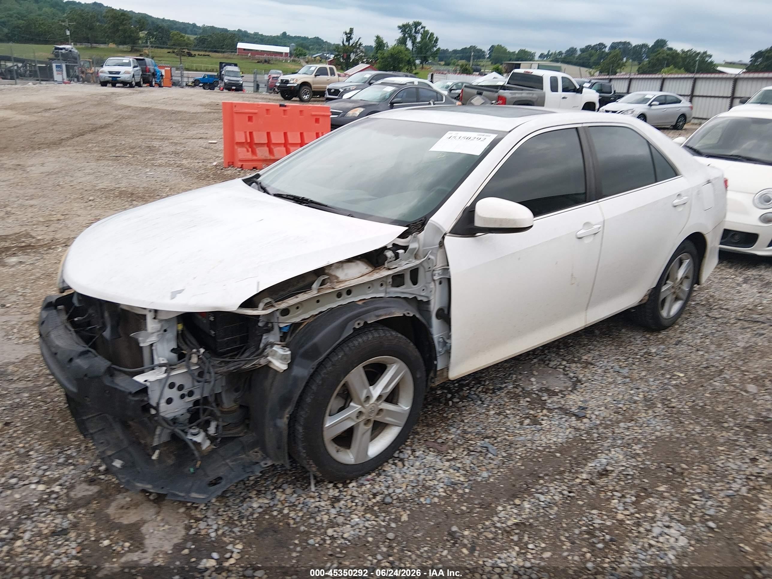 2013 Toyota Camry Se White vin: 4T1BF1FK6DU665193