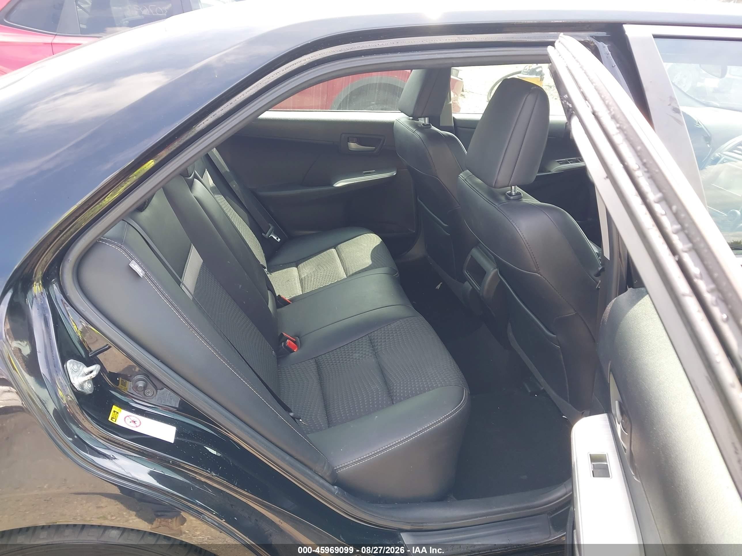 2013 Toyota Camry Se Black vin: 4T1BF1FK6DU668658