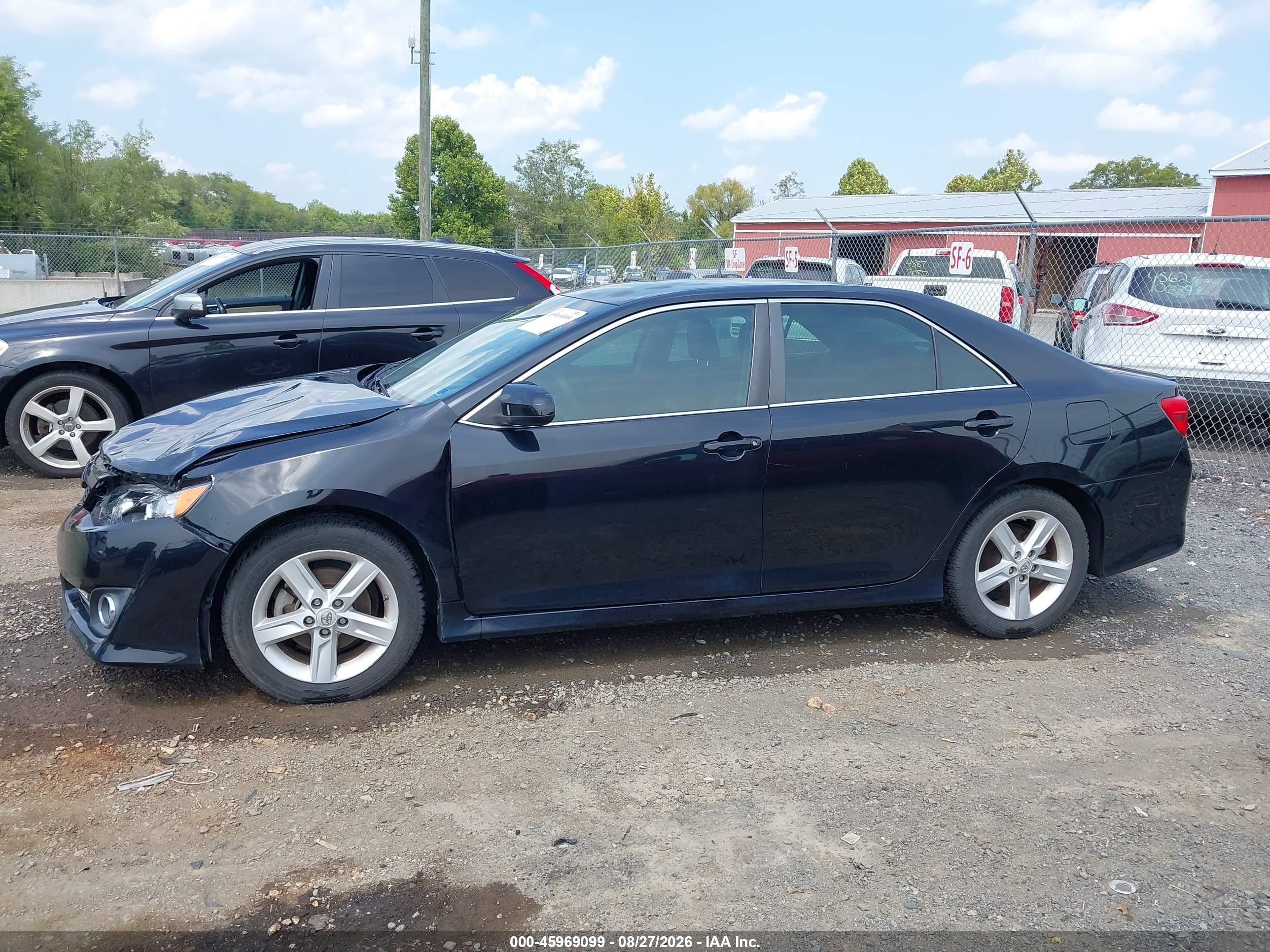 2013 Toyota Camry Se Black vin: 4T1BF1FK6DU668658