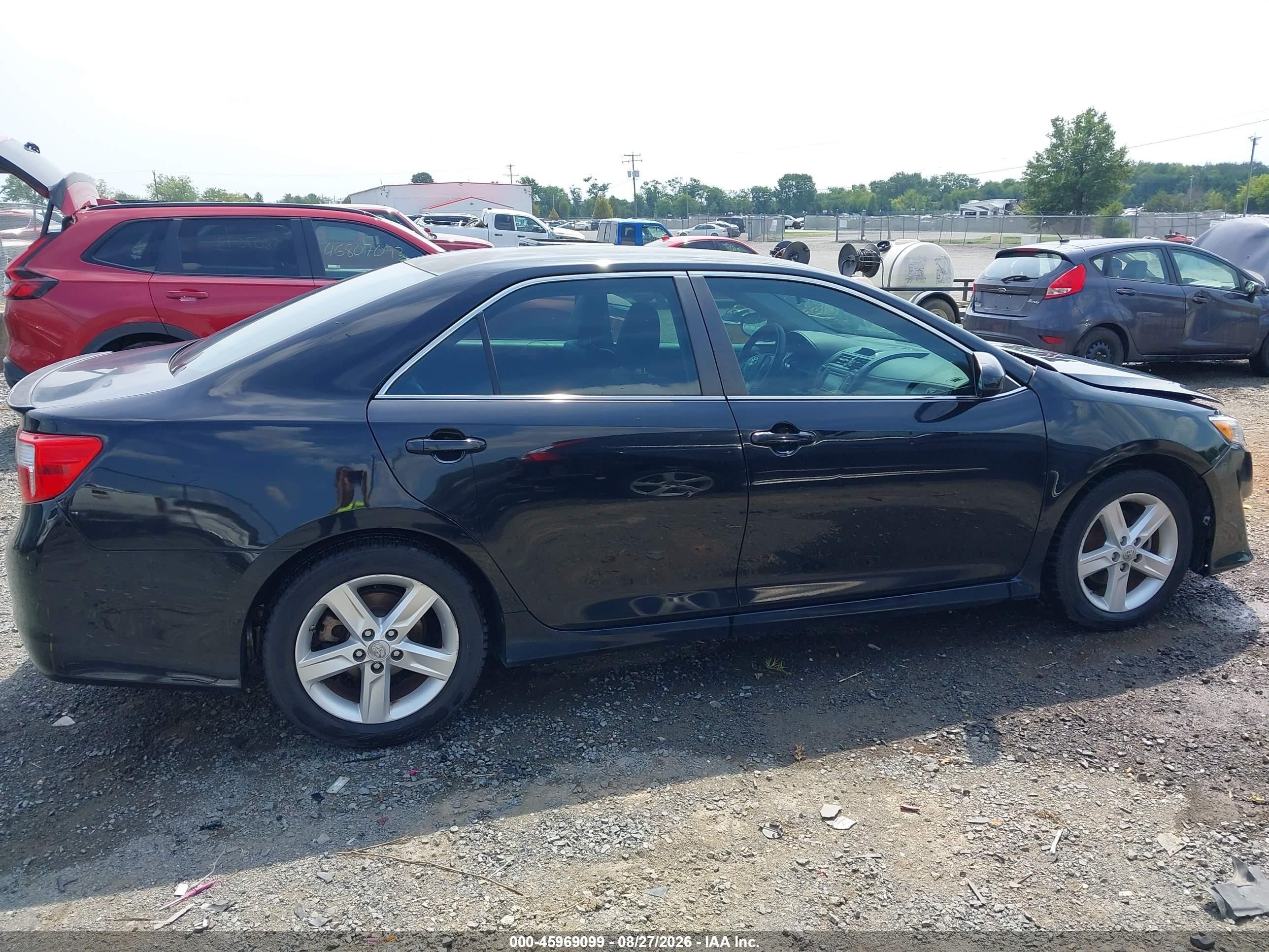 2013 Toyota Camry Se Black vin: 4T1BF1FK6DU668658