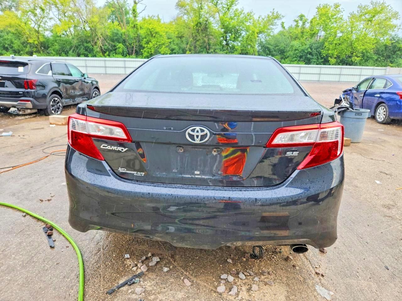 2013 Toyota Camry Se Черный vin: 4T1BF1FK6DU674881