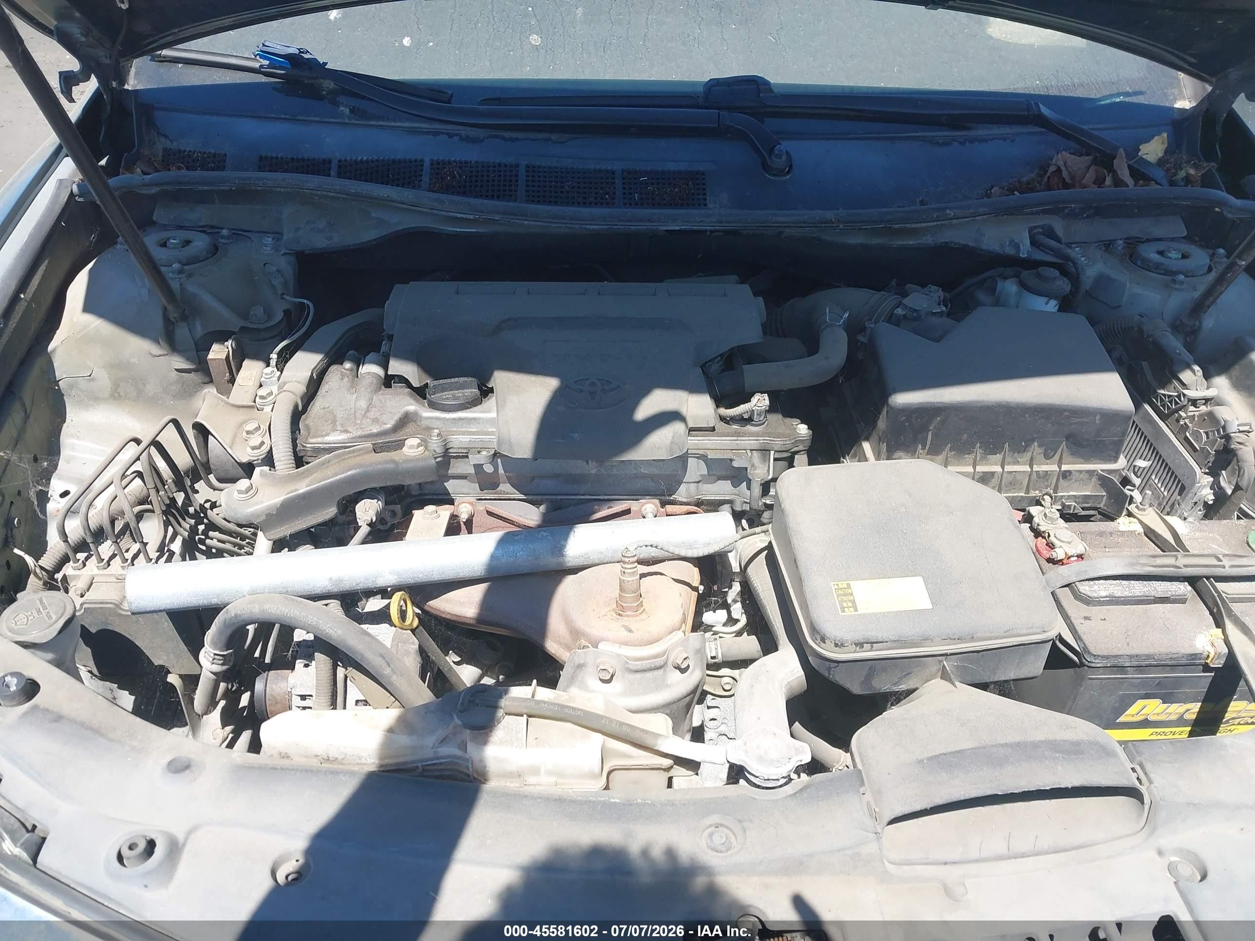 2013 Toyota Camry Le Gray vin: 4T1BF1FK6DU675822
