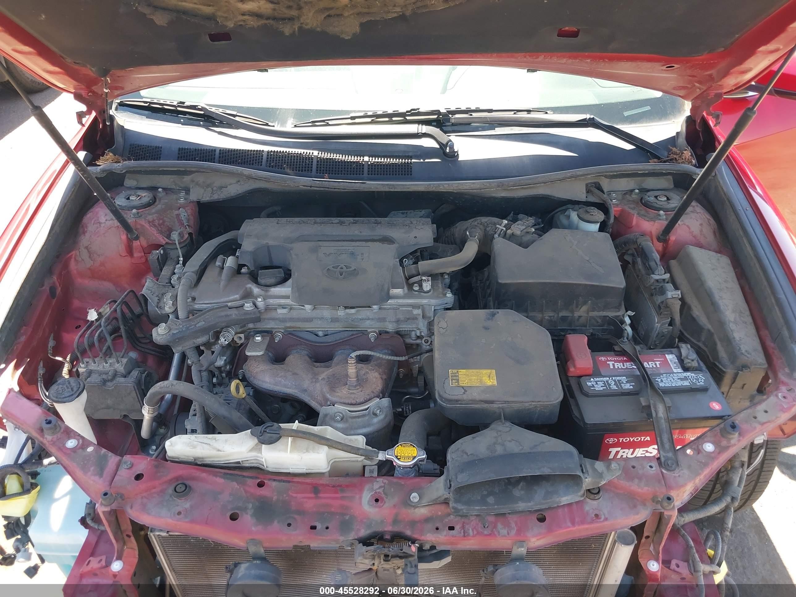 2013 Toyota Camry Se Red vin: 4T1BF1FK6DU685279