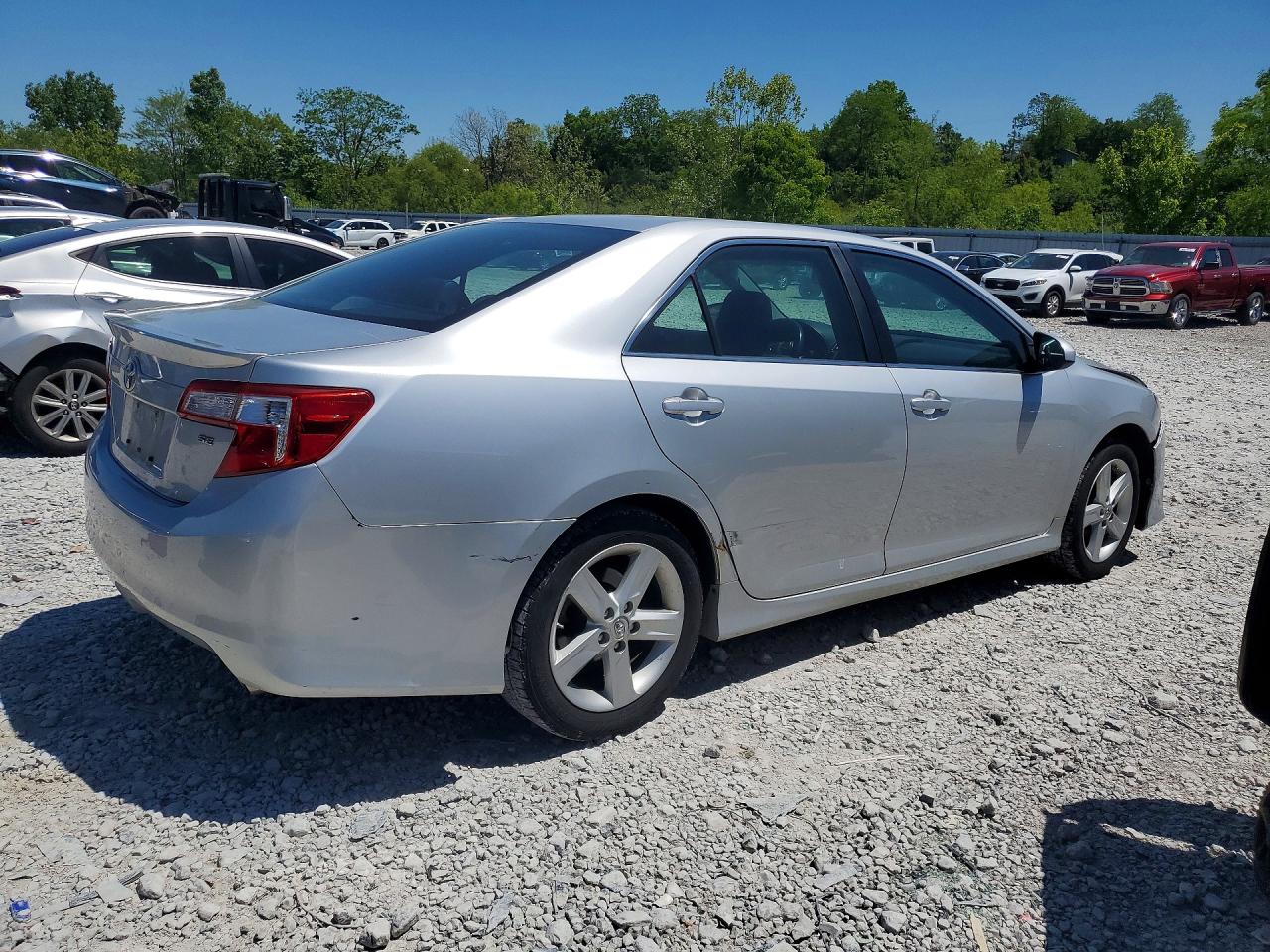 2013 Toyota Camry Se Silver vin: 4T1BF1FK6DU685606