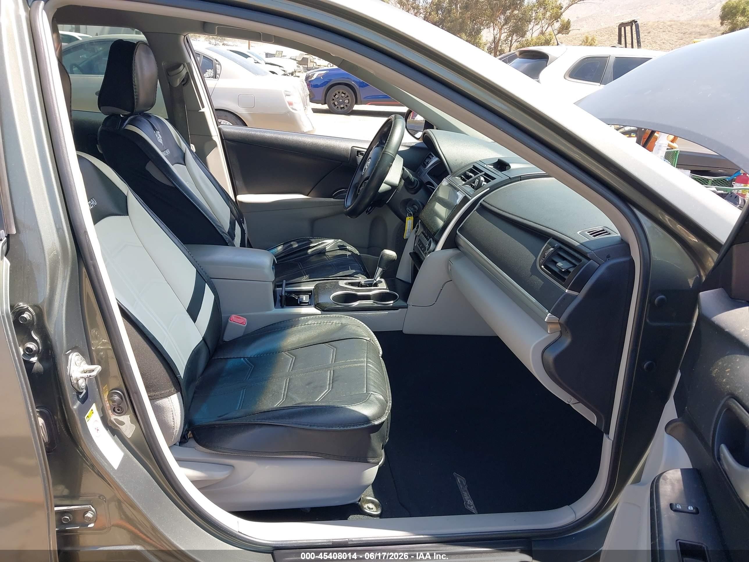 2013 Toyota Camry Le Серый vin: 4T1BF1FK6DU705563
