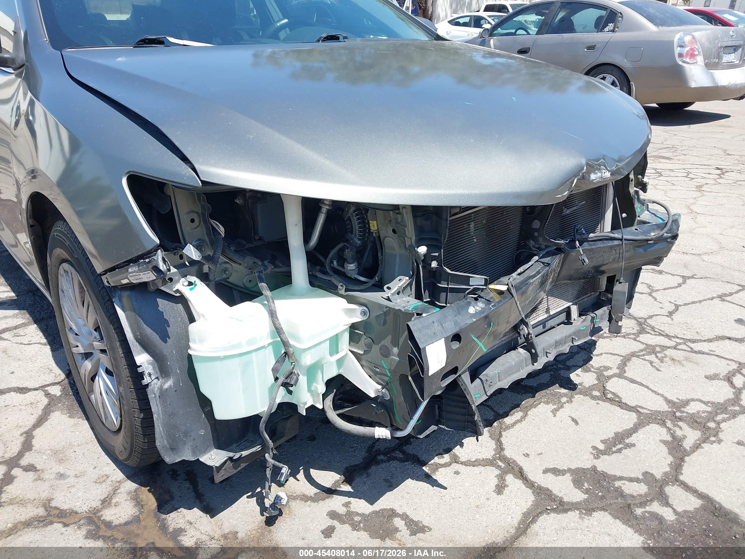 2013 Toyota Camry Le Серый vin: 4T1BF1FK6DU705563