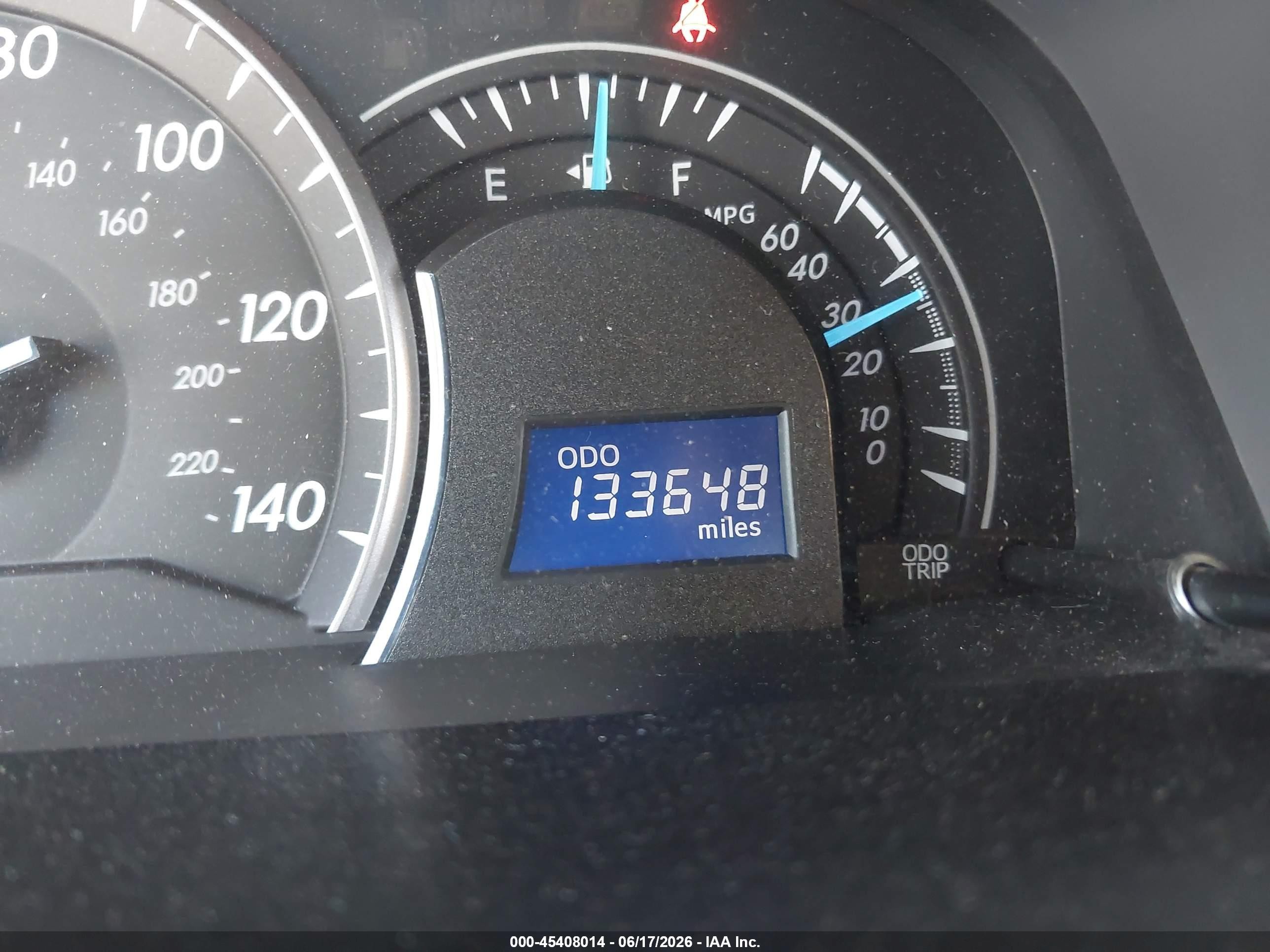 2013 Toyota Camry Le Серый vin: 4T1BF1FK6DU705563