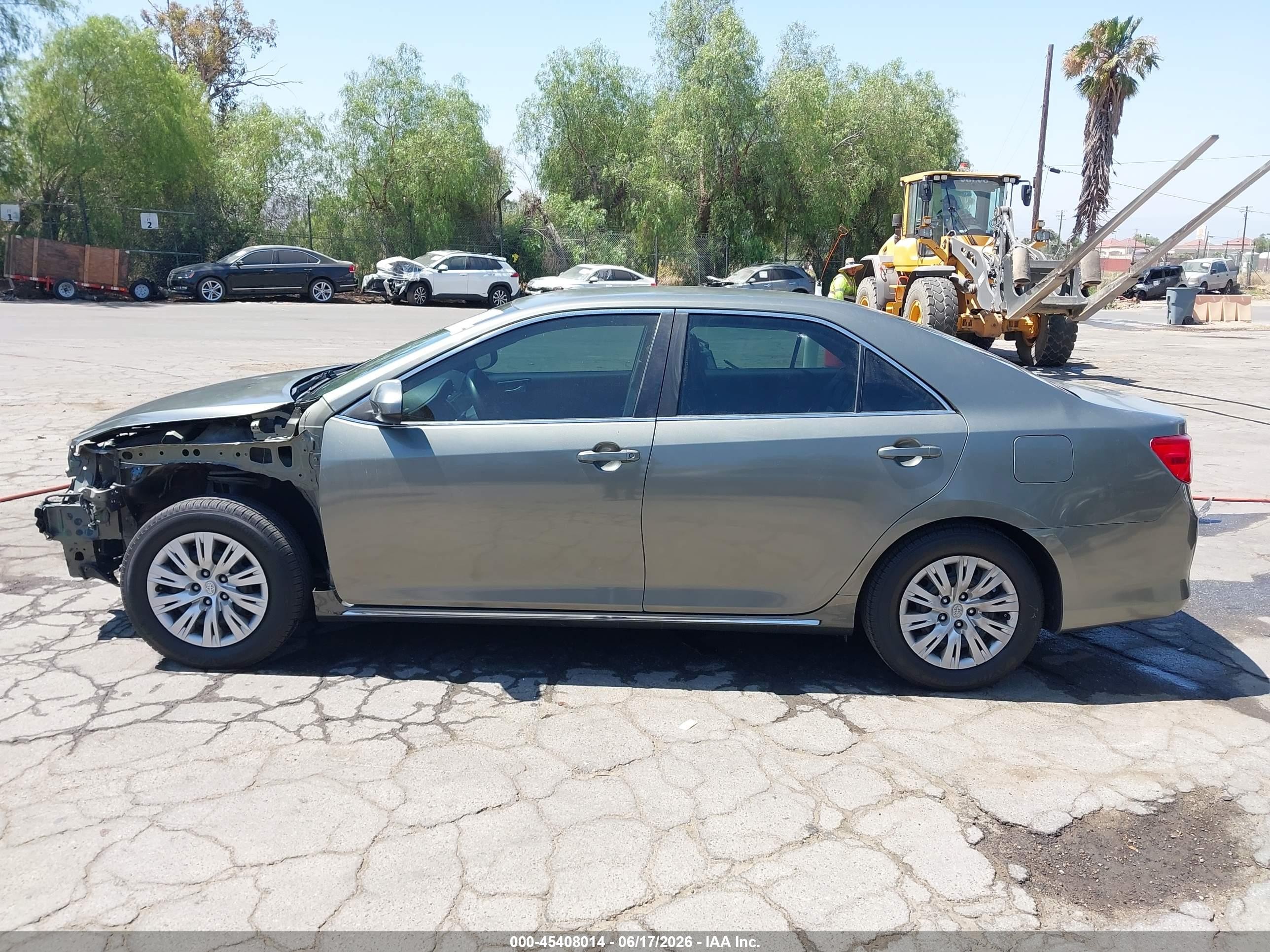 2013 Toyota Camry Le Серый vin: 4T1BF1FK6DU705563