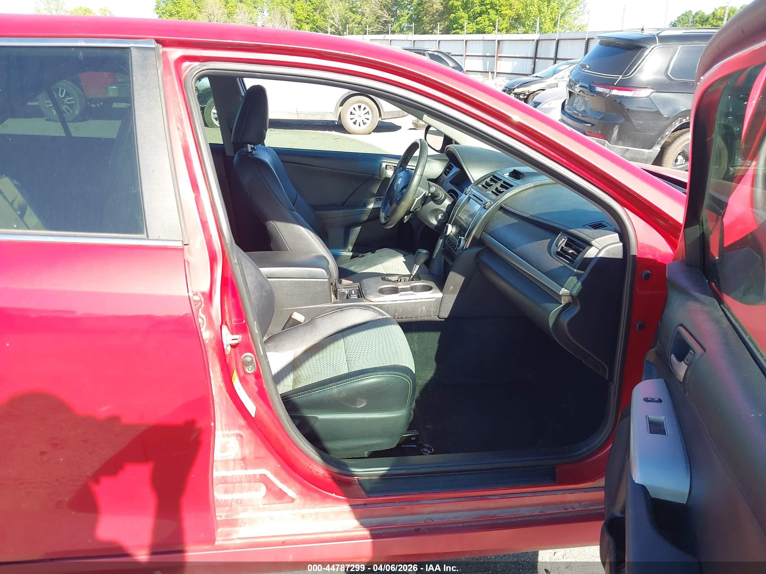 2013 Toyota Camry Se Red vin: 4T1BF1FK6DU711914