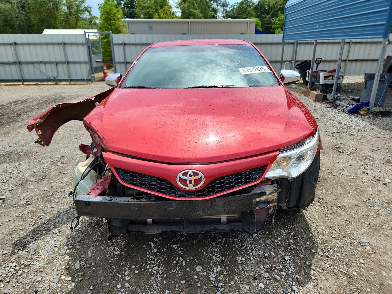 2013 Toyota Camry Se Red vin: 4T1BF1FK6DU714358