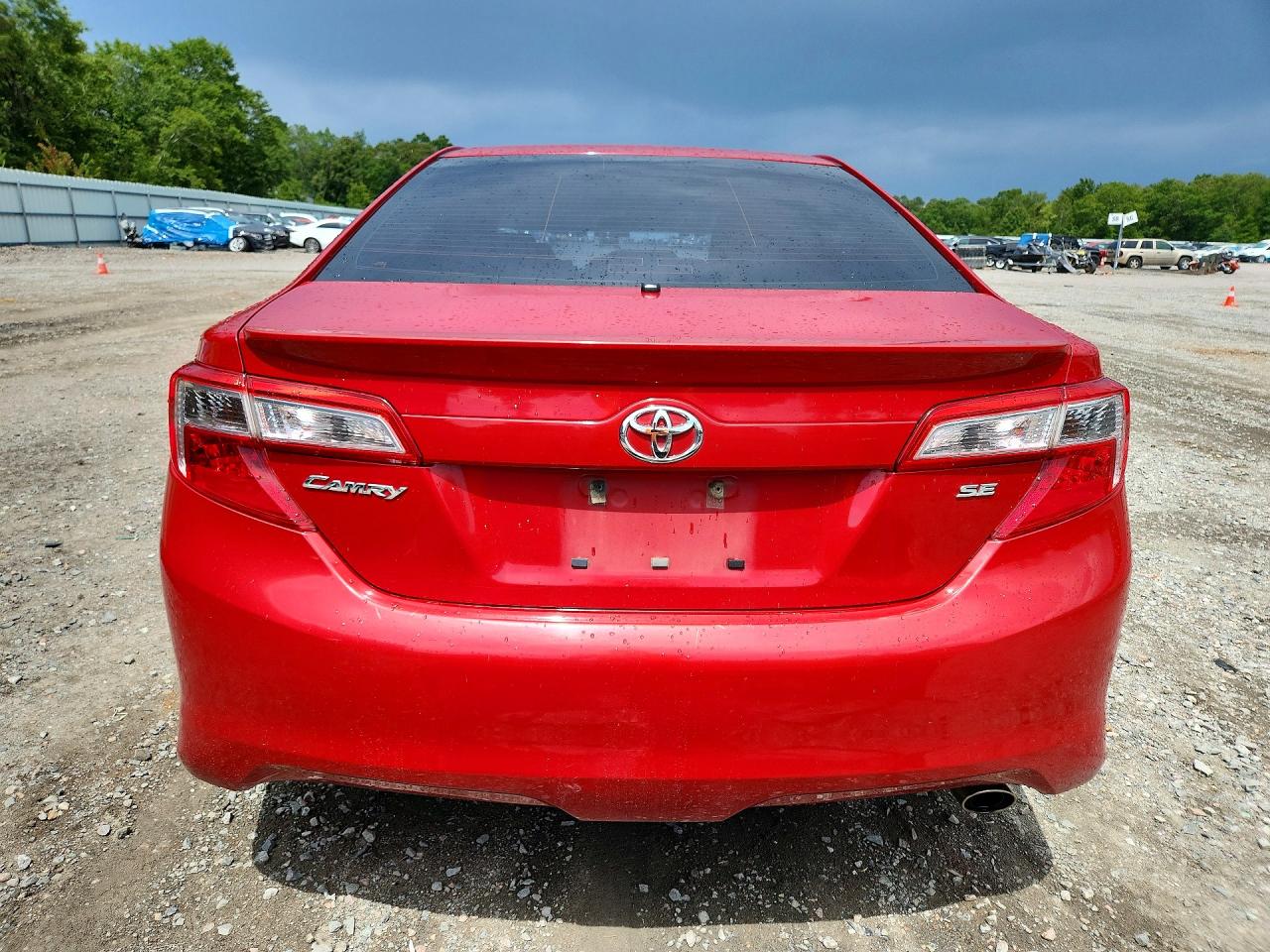 2013 Toyota Camry Se Red vin: 4T1BF1FK6DU714358