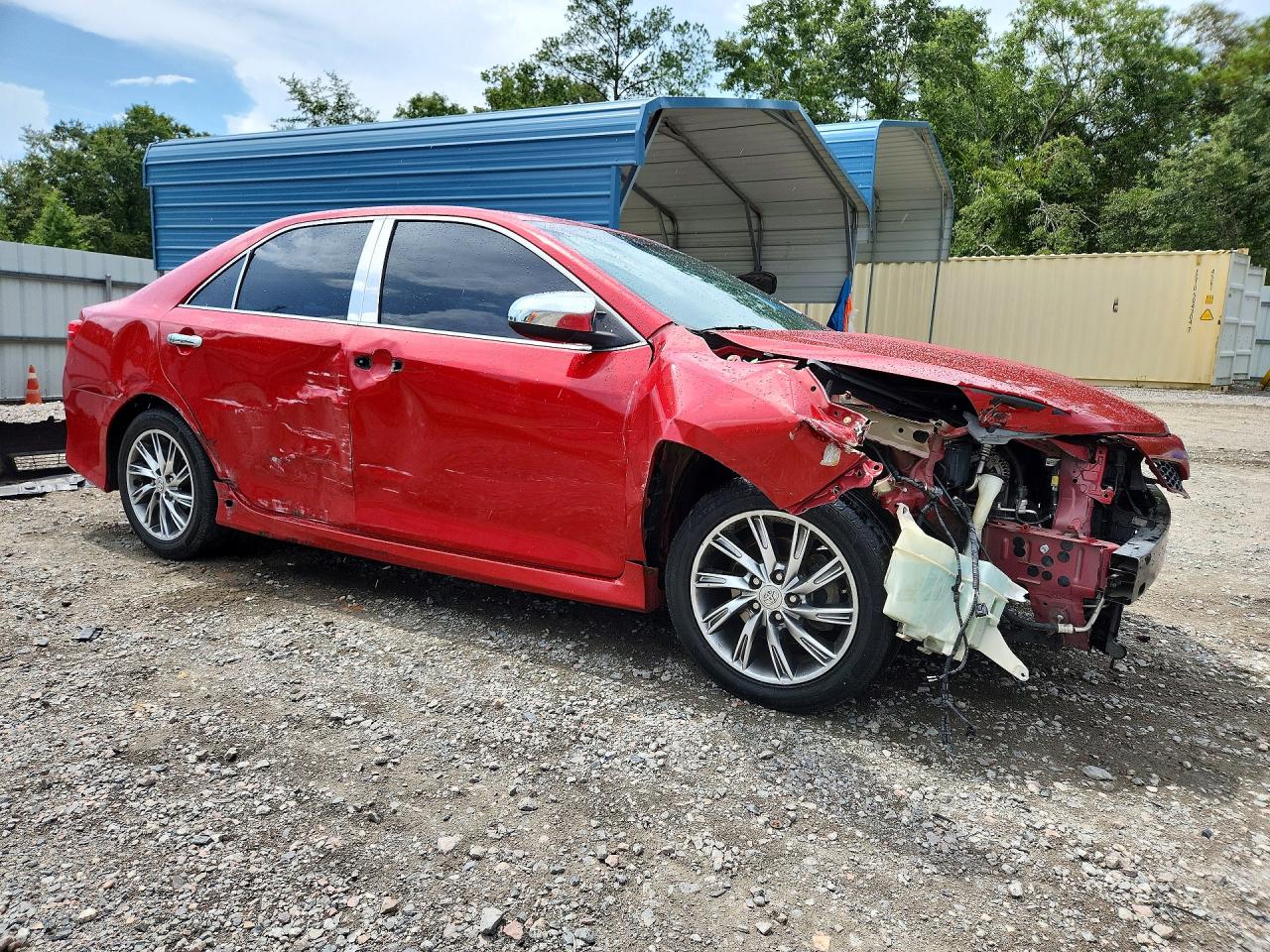 2013 Toyota Camry Se Red vin: 4T1BF1FK6DU714358