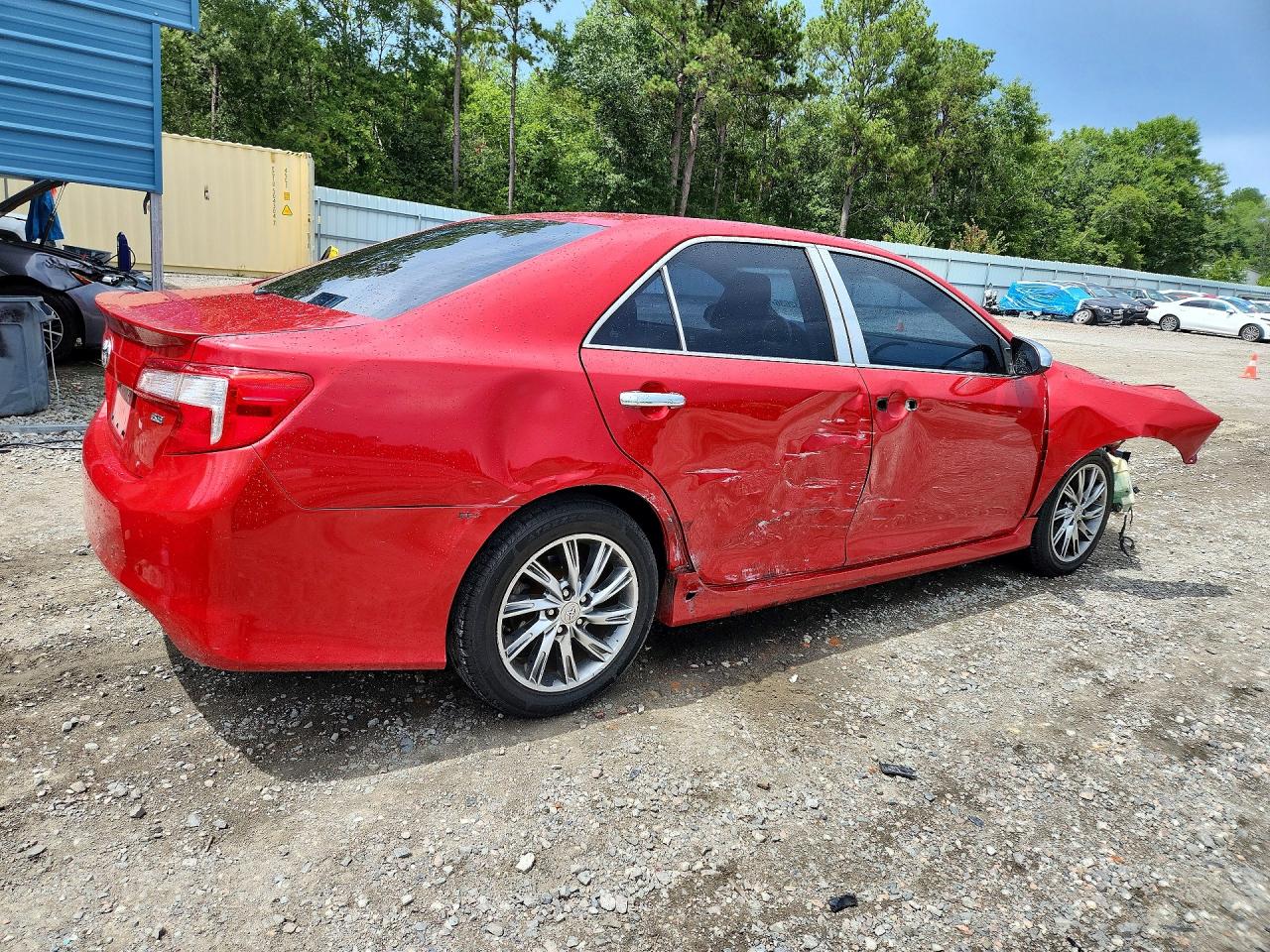 2013 Toyota Camry Se Red vin: 4T1BF1FK6DU714358