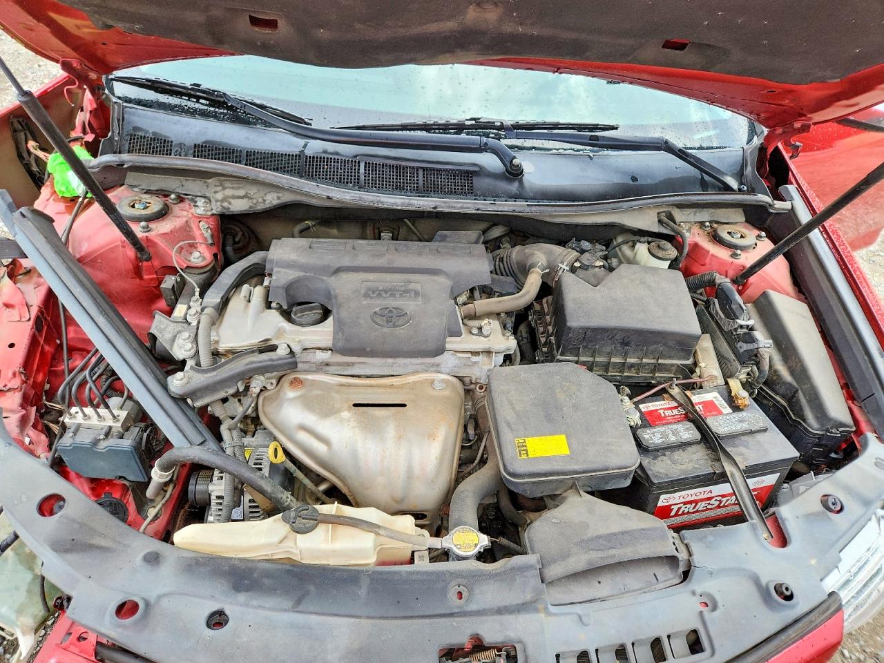 2013 Toyota Camry Se Red vin: 4T1BF1FK6DU714358