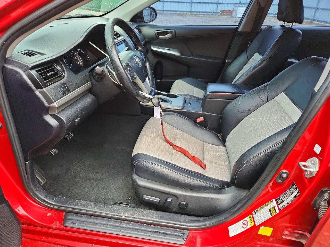 2013 Toyota Camry Se Red vin: 4T1BF1FK6DU714358