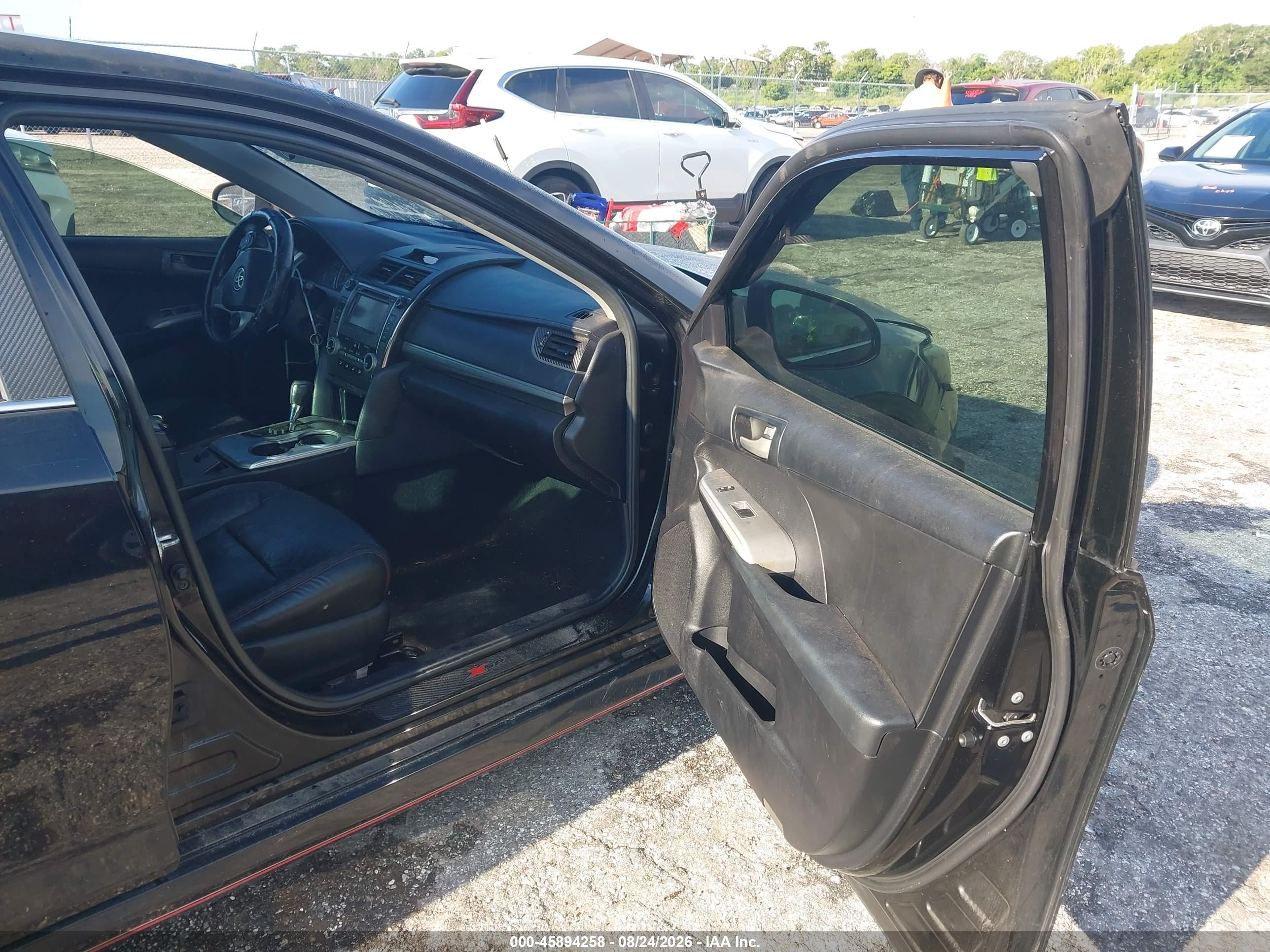 2013 Toyota Camry Se Black vin: 4T1BF1FK6DU717681