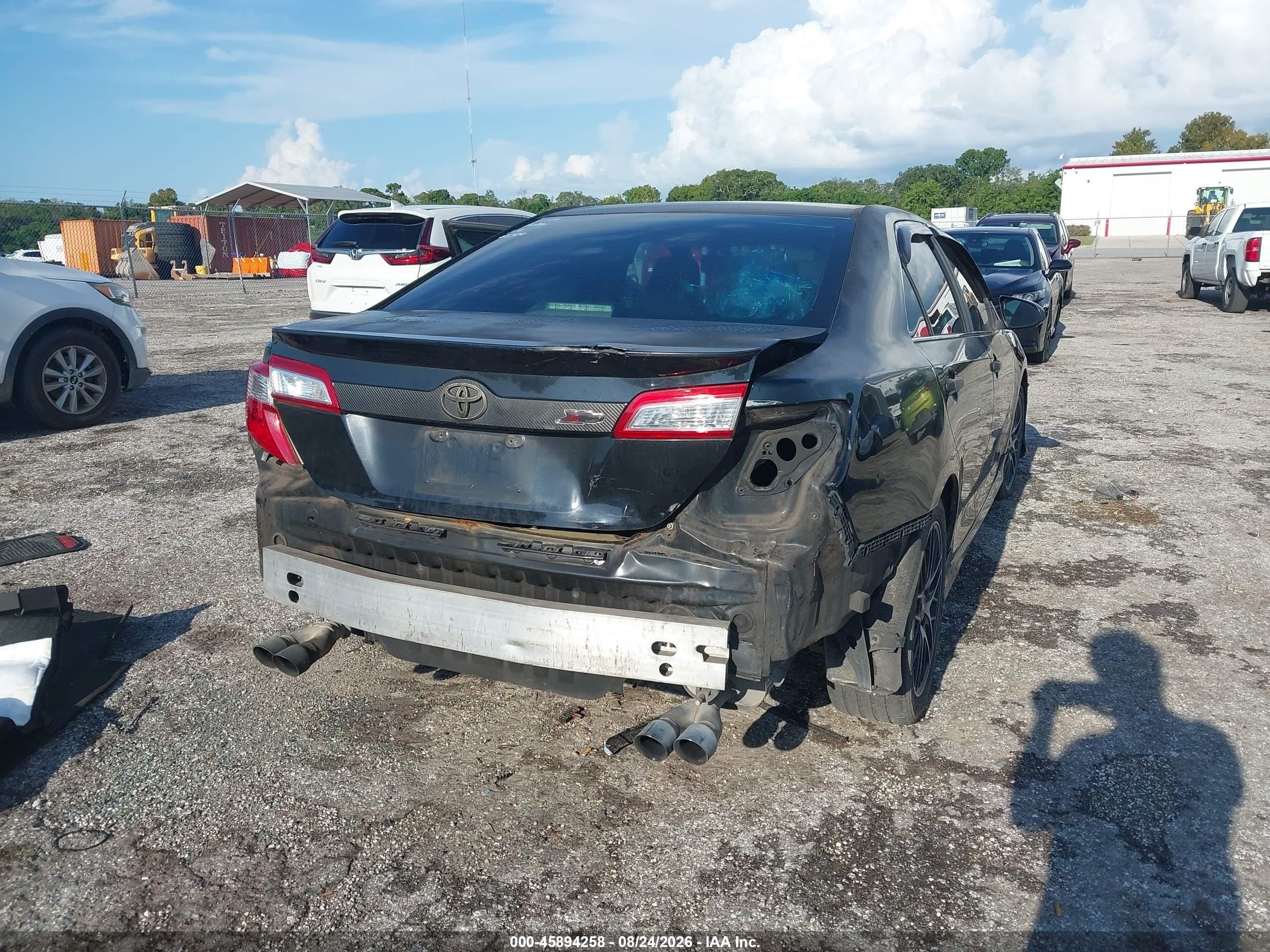 2013 Toyota Camry Se Black vin: 4T1BF1FK6DU717681