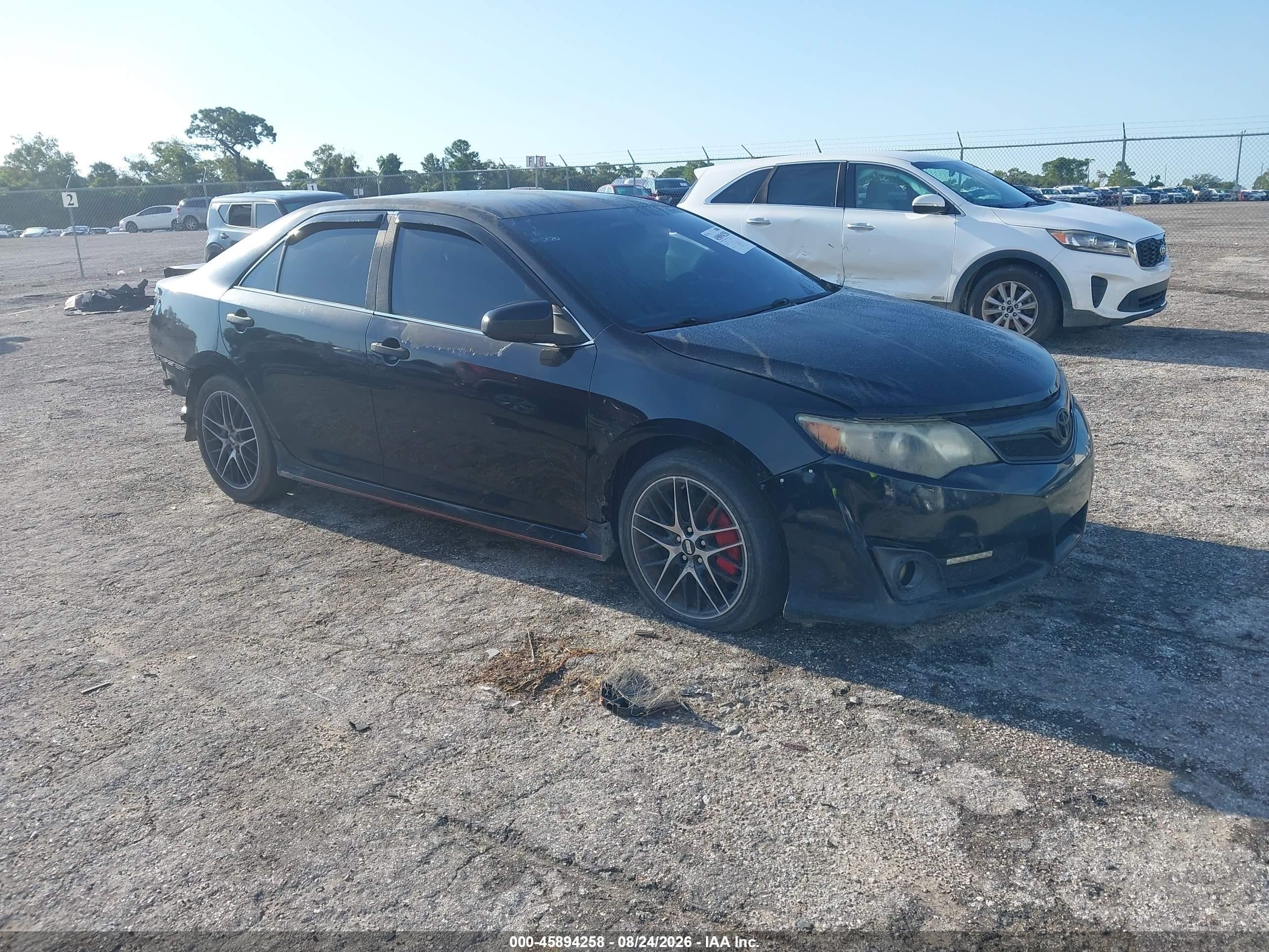 2013 Toyota Camry Se Black vin: 4T1BF1FK6DU717681