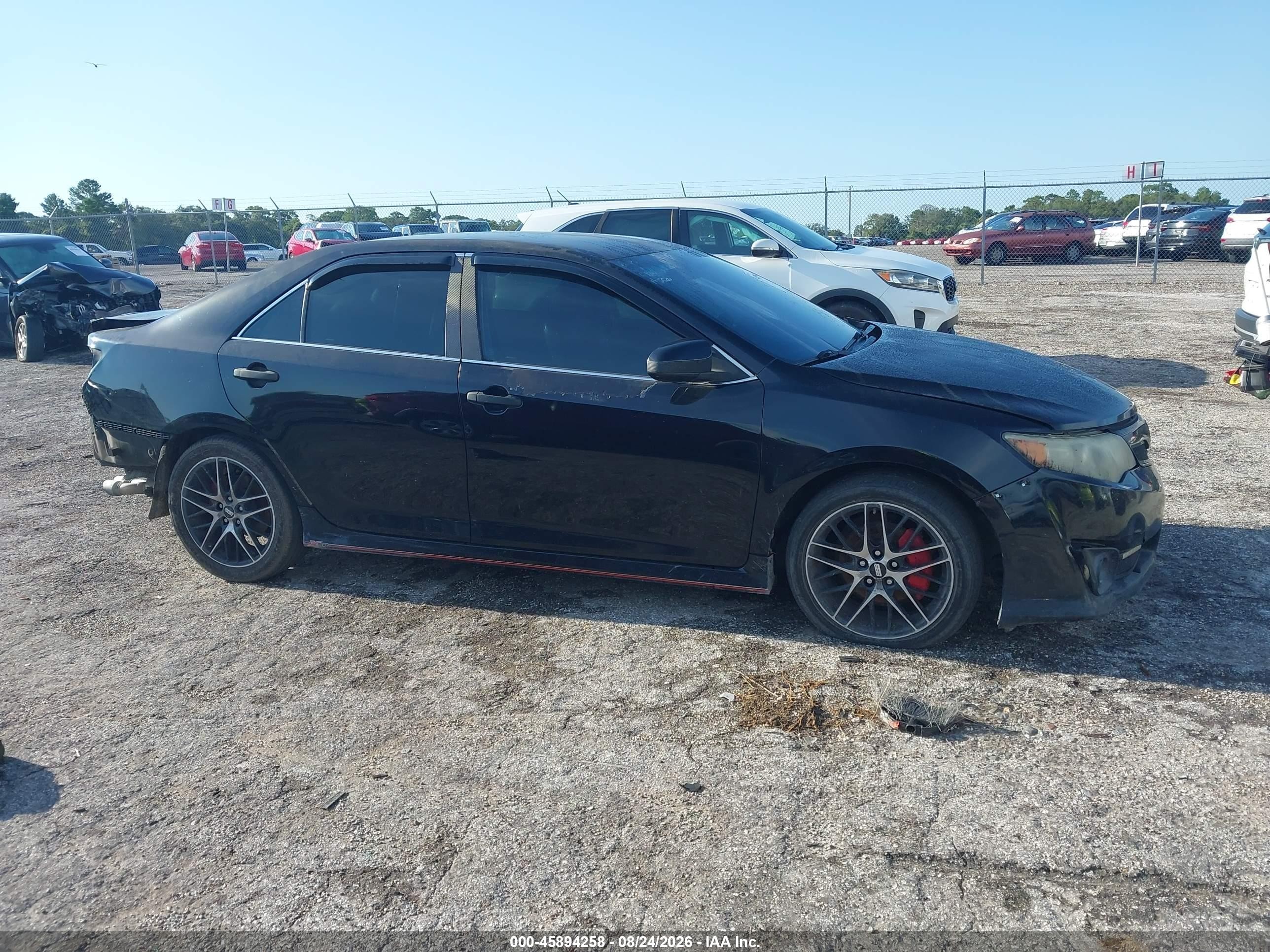2013 Toyota Camry Se Black vin: 4T1BF1FK6DU717681