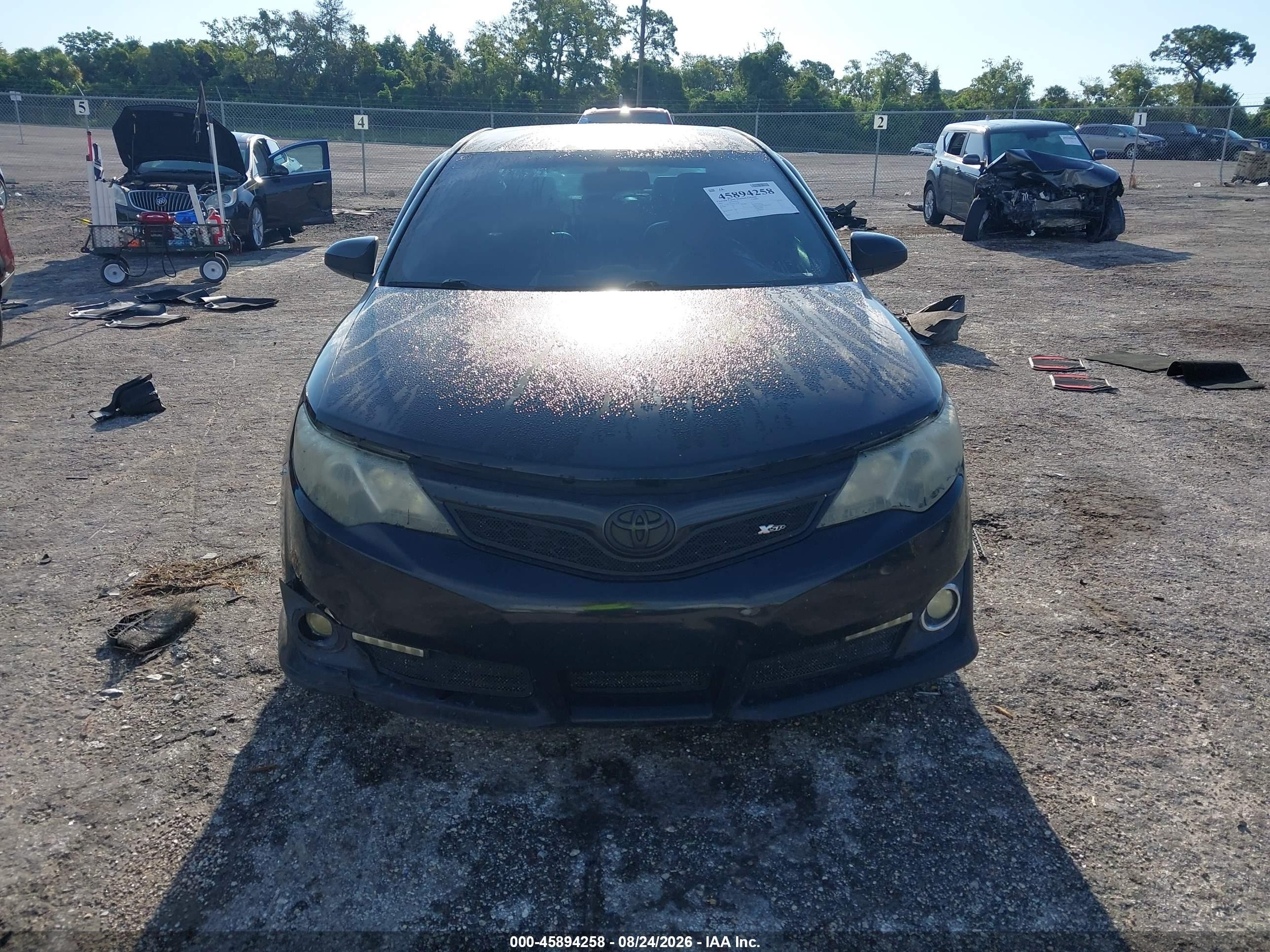2013 Toyota Camry Se Black vin: 4T1BF1FK6DU717681