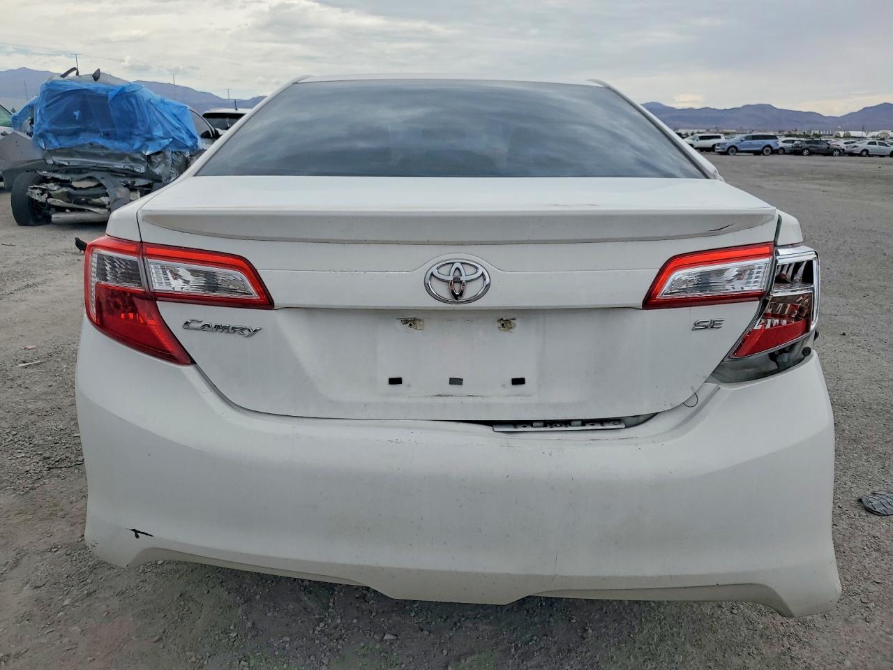 2013 Toyota Camry Se White vin: 4T1BF1FK6DU717809