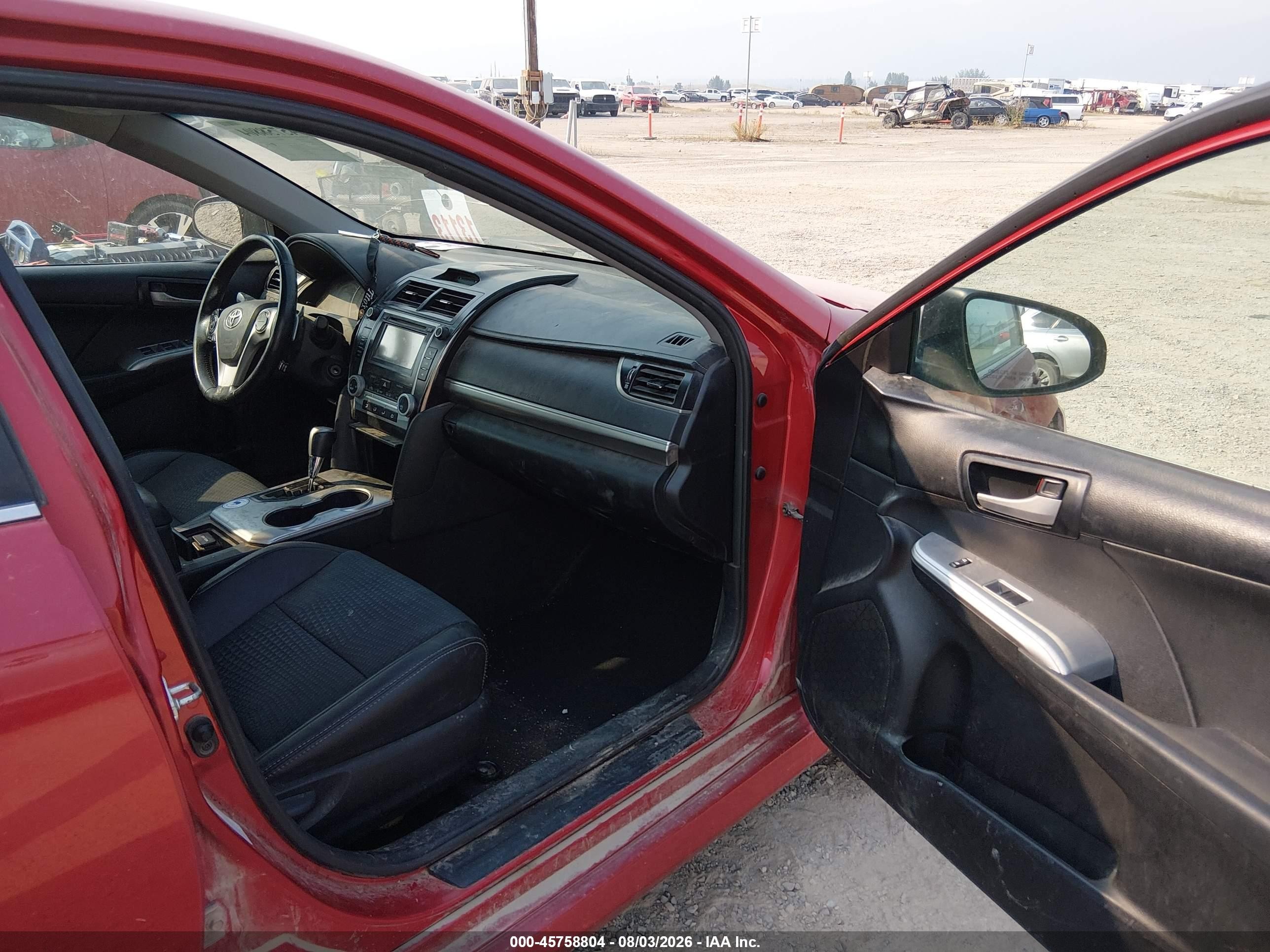 2013 Toyota Camry Se Красный vin: 4T1BF1FK6DU718524