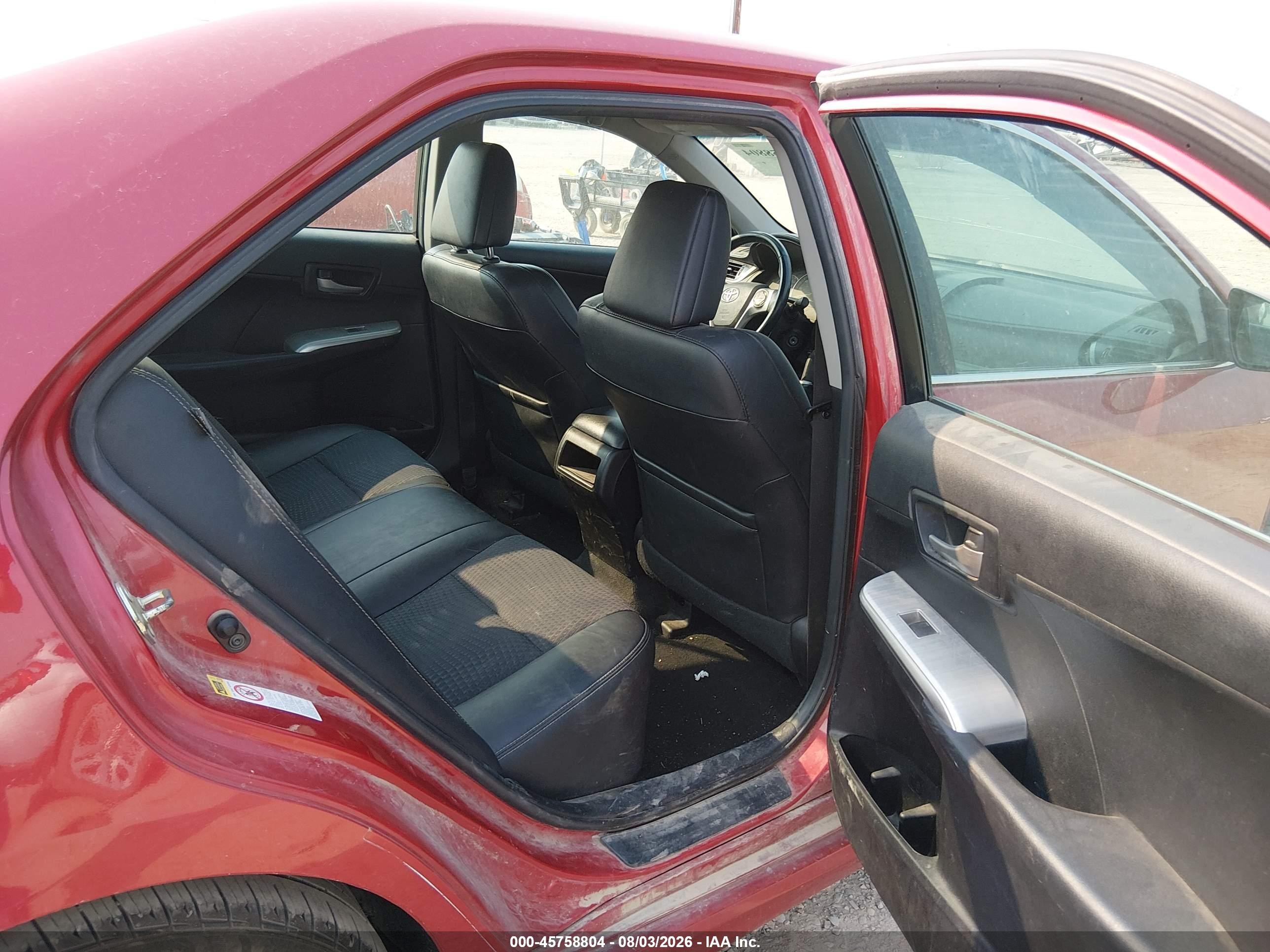 2013 Toyota Camry Se Красный vin: 4T1BF1FK6DU718524