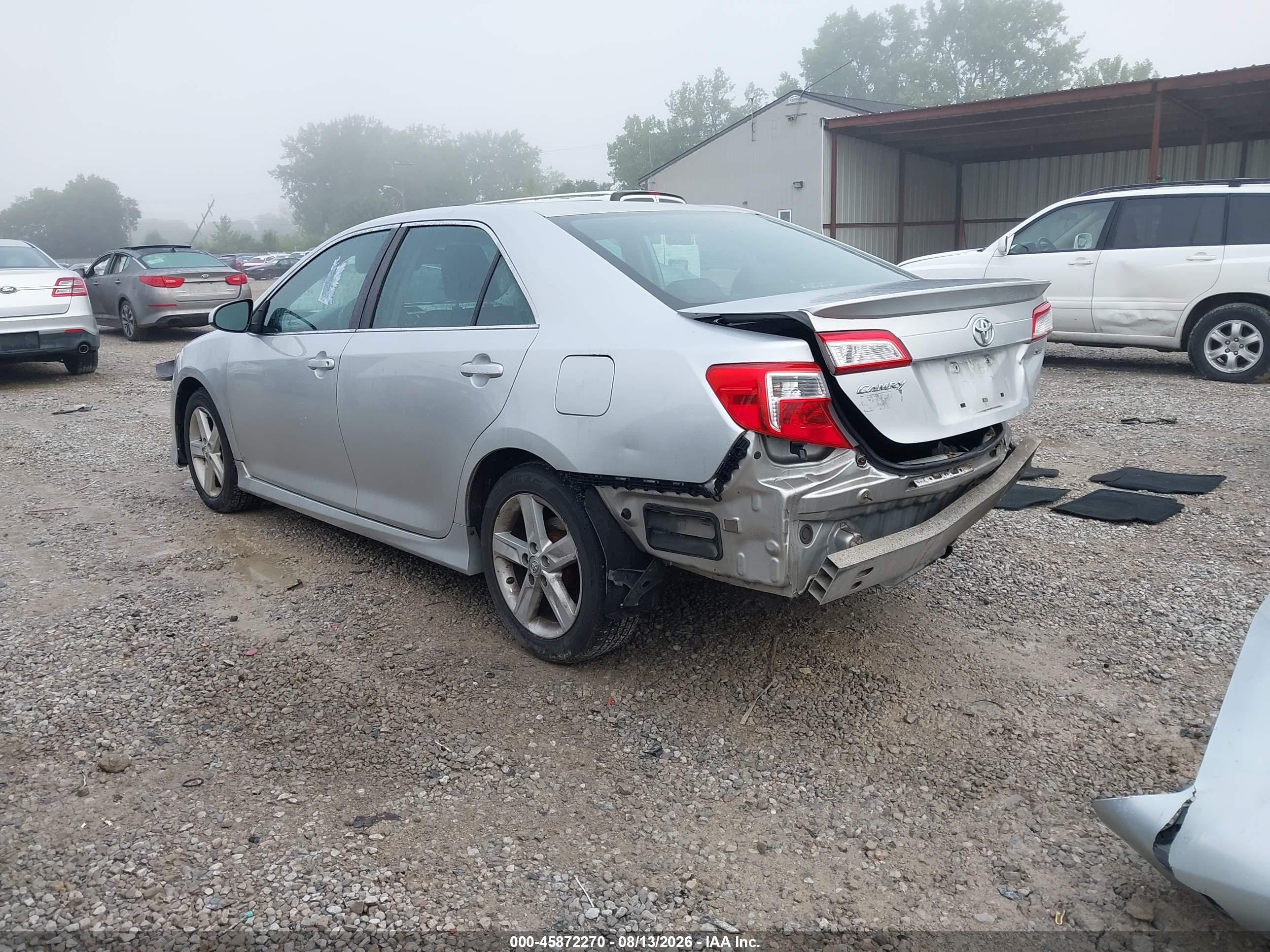 2013 Toyota Camry Se Silver vin: 4T1BF1FK6DU723805