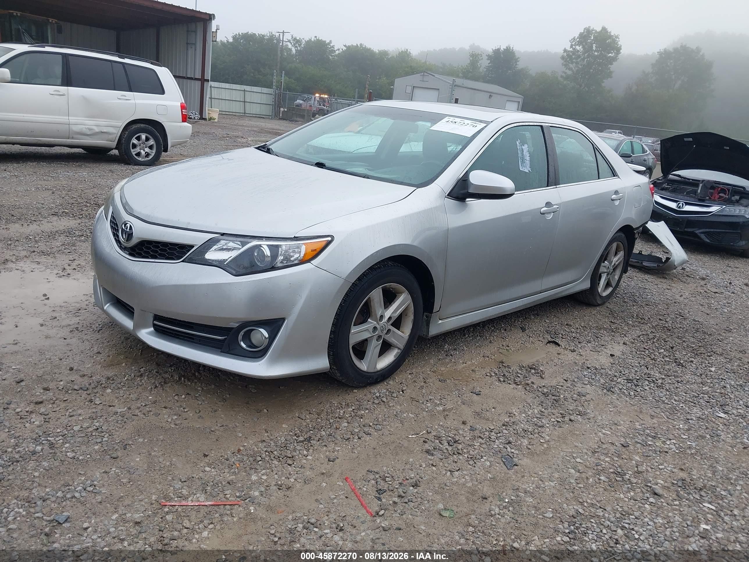 2013 Toyota Camry Se Silver vin: 4T1BF1FK6DU723805