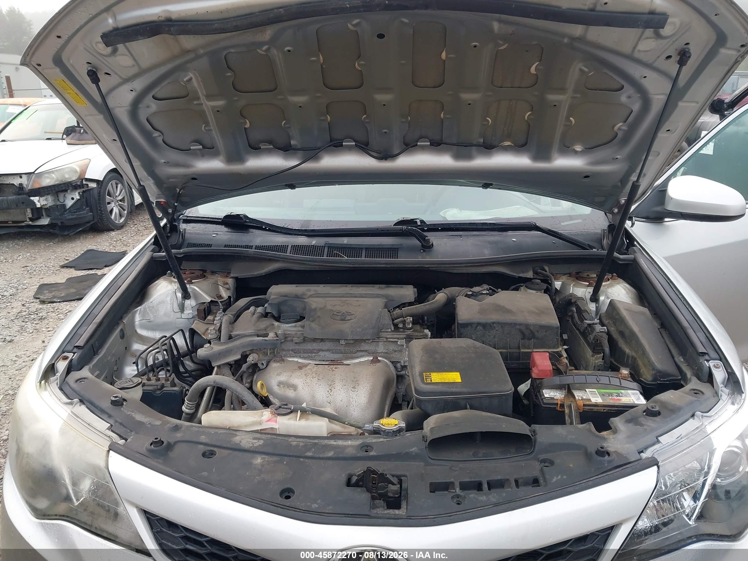 2013 Toyota Camry Se Silver vin: 4T1BF1FK6DU723805