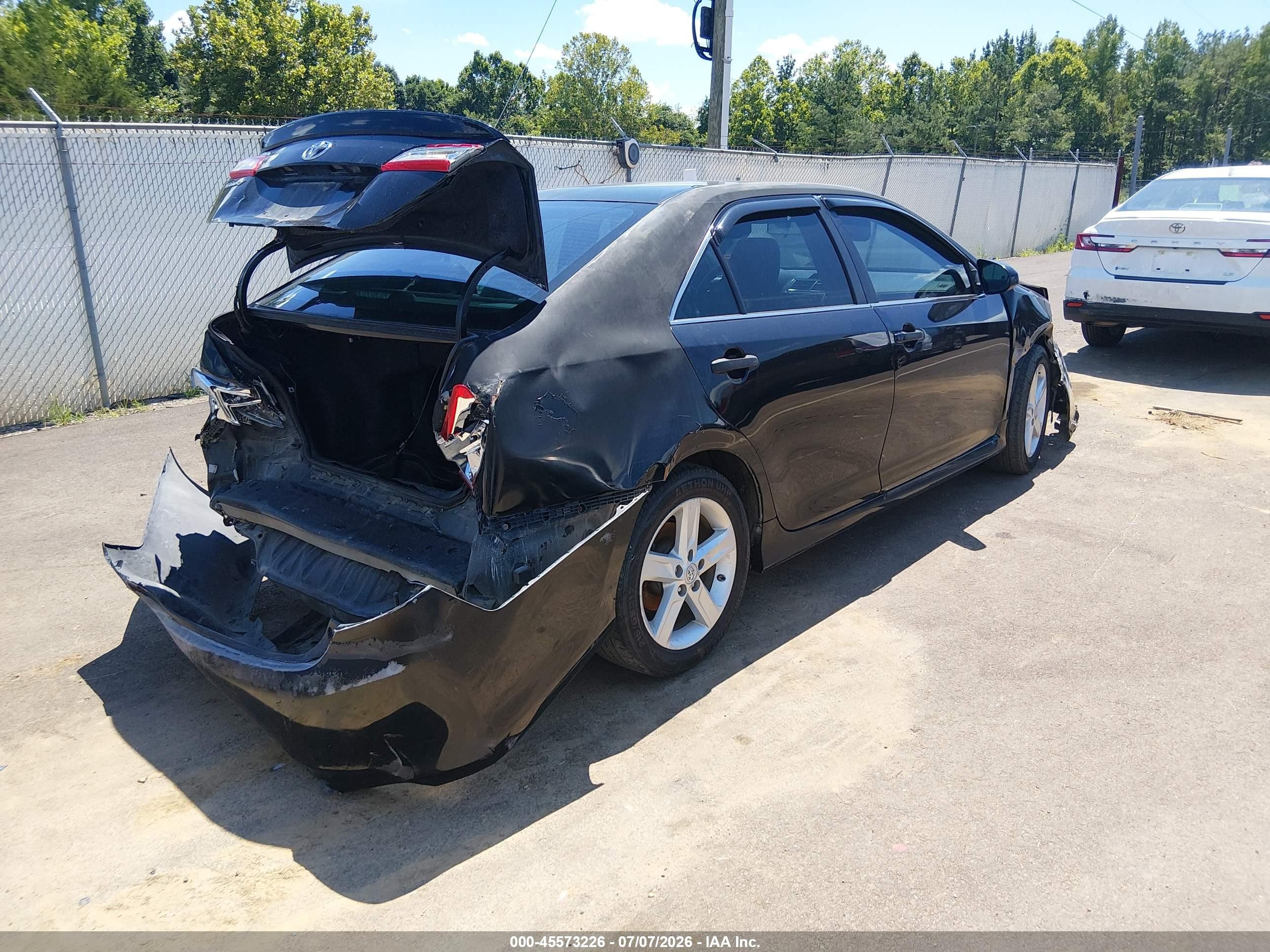 2014 Toyota Camry Se Black vin: 4T1BF1FK6EU306671