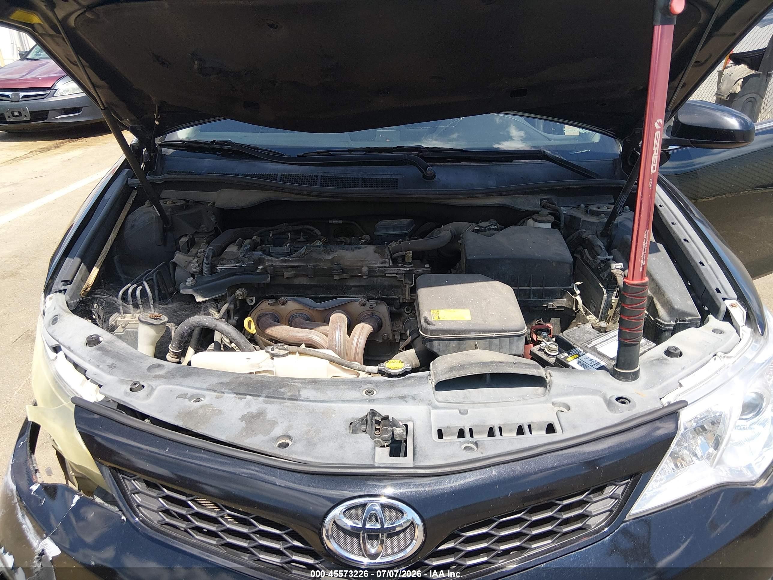 2014 Toyota Camry Se Black vin: 4T1BF1FK6EU306671