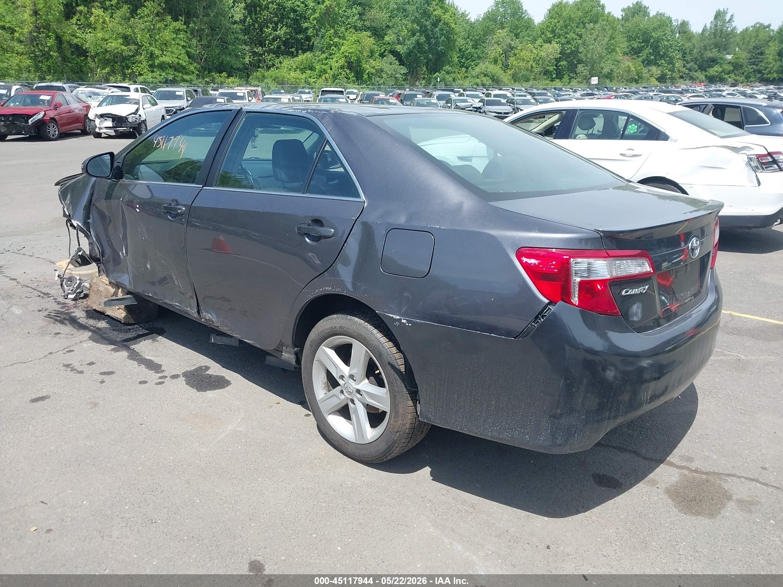 2014 Toyota Camry Se Gray vin: 4T1BF1FK6EU323857