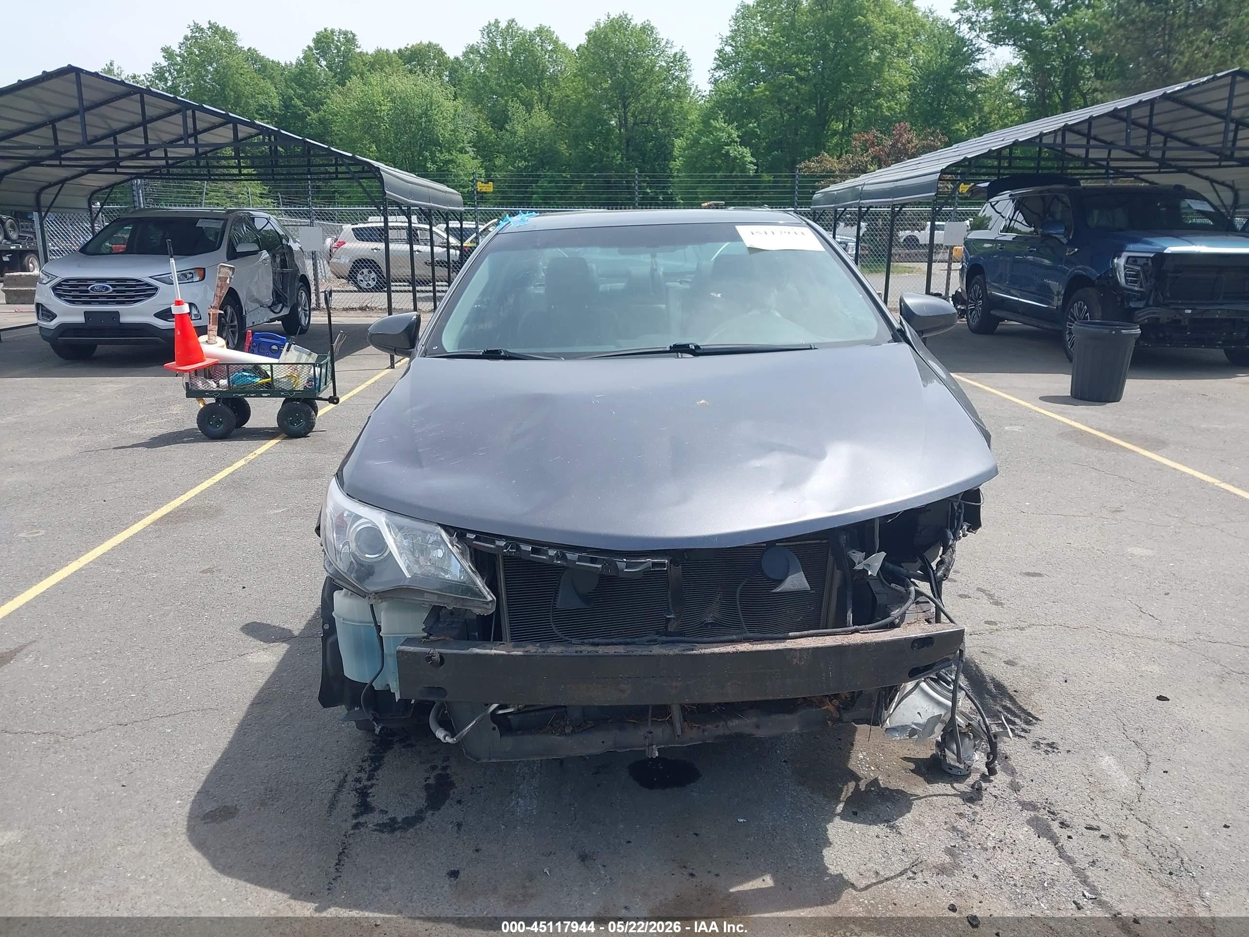 2014 Toyota Camry Se Gray vin: 4T1BF1FK6EU323857