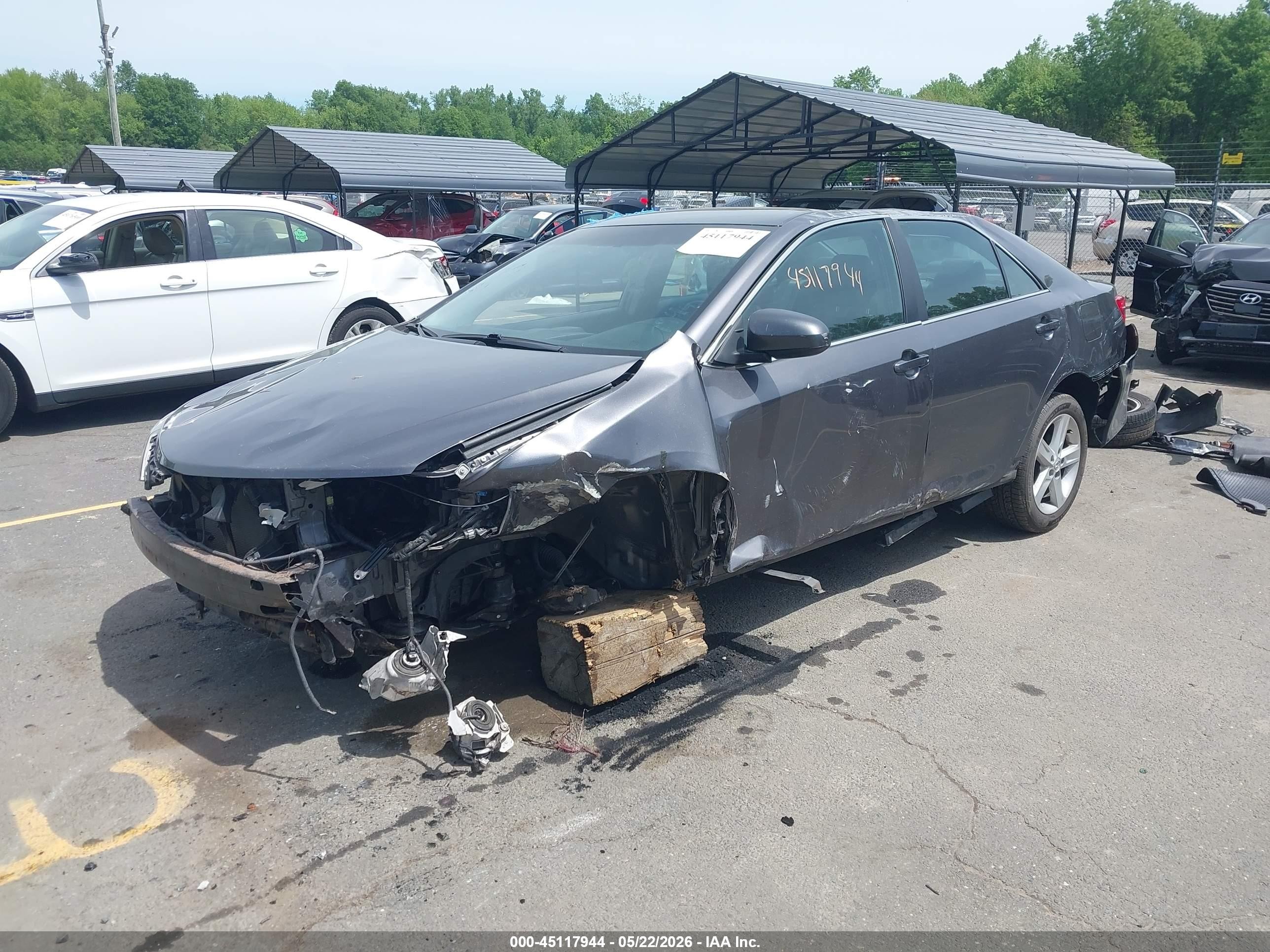 2014 Toyota Camry Se Gray vin: 4T1BF1FK6EU323857